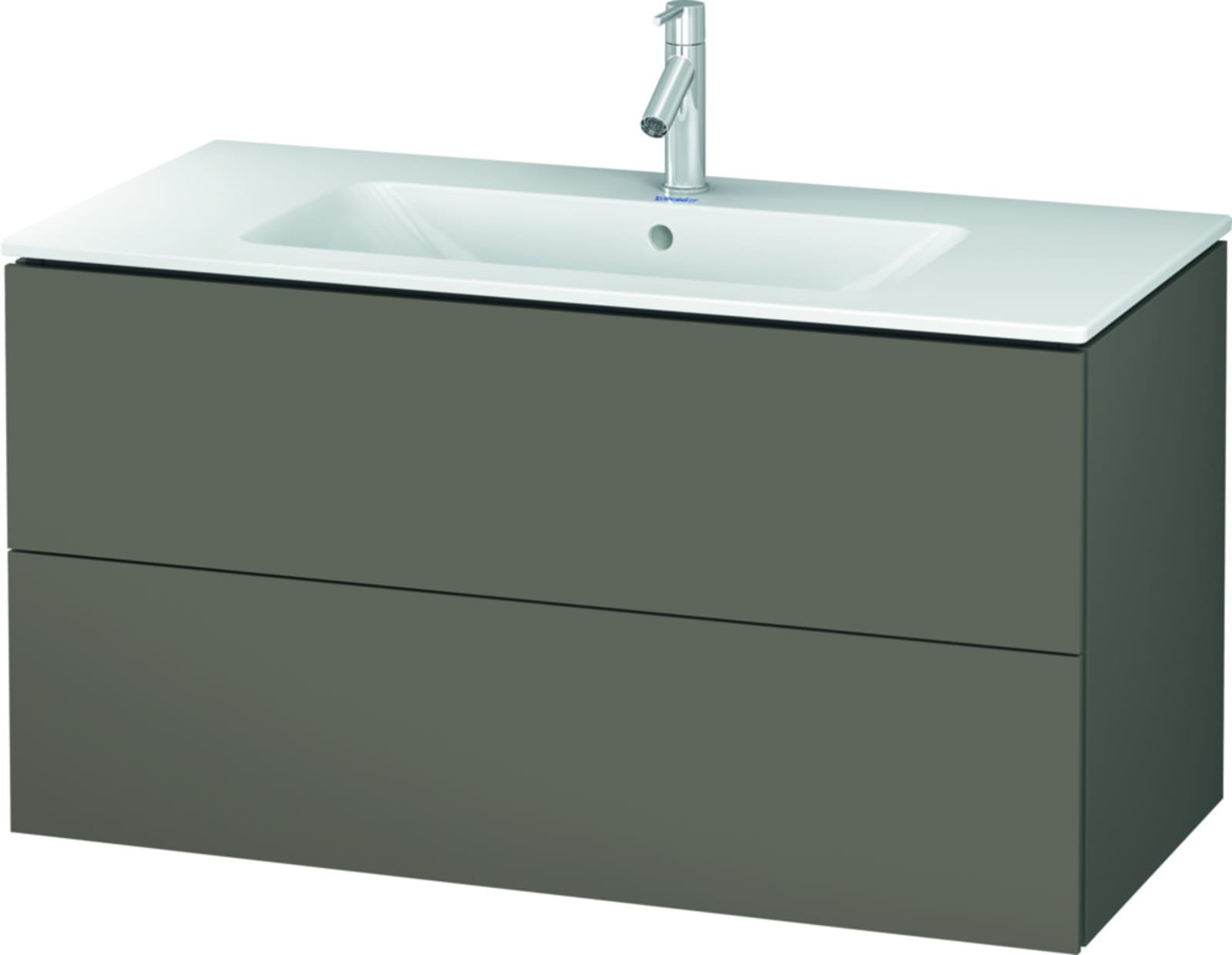 Duravit Wastafelonderbouw v.ME, 481 x 1020x 550 Flanel grijs zijdemat