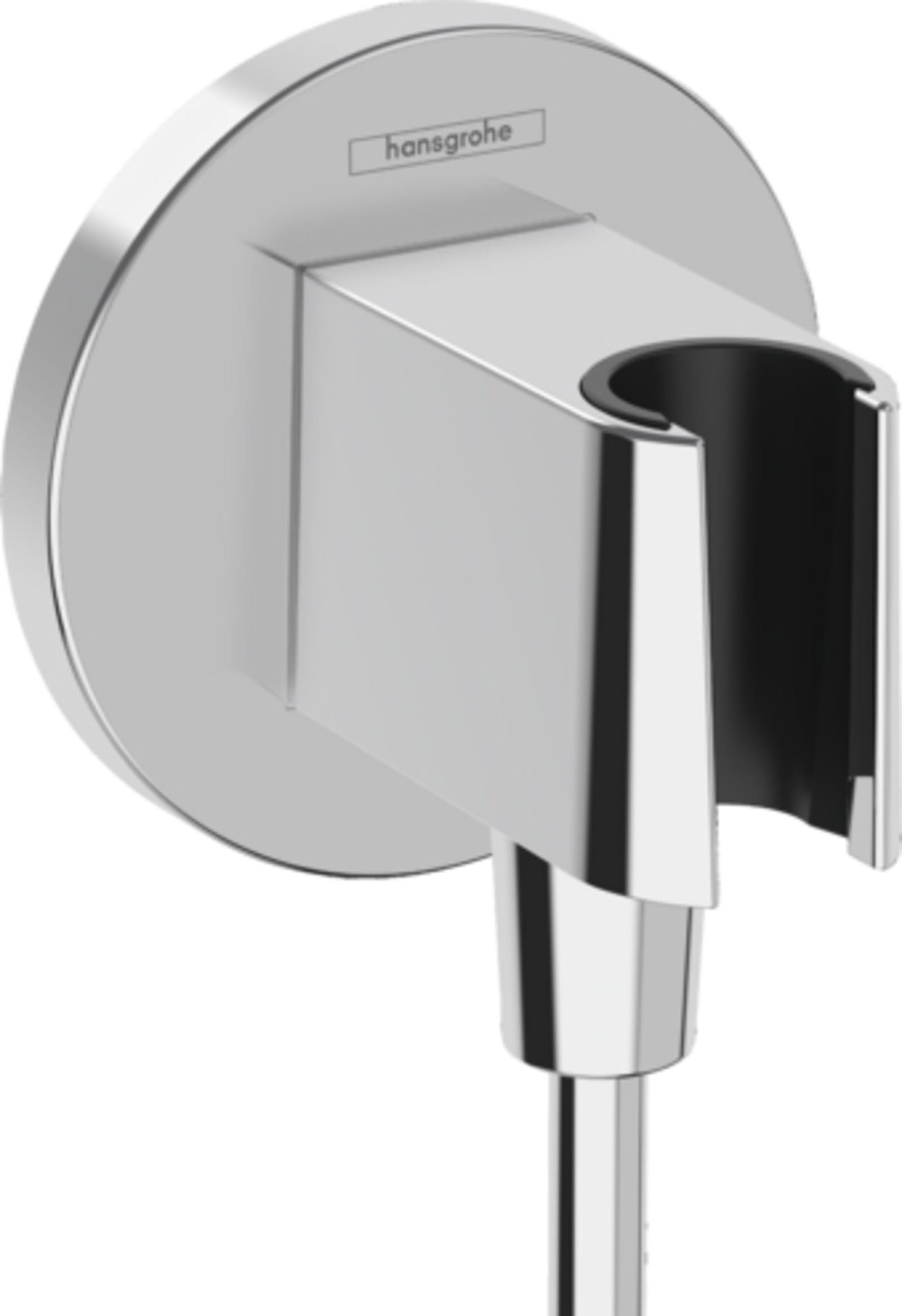 Hansgrohe Fixfit Porter S handdouchehouder inclusief muuraansluitbocht chroom