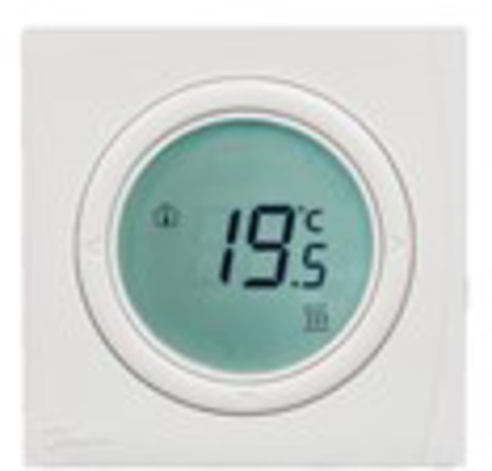 Danfoss RET2001B ruimtethermostaat op batterijen, 2x AA, LCD temperatuur 5-35°C, hxbxd 86x86x30mm