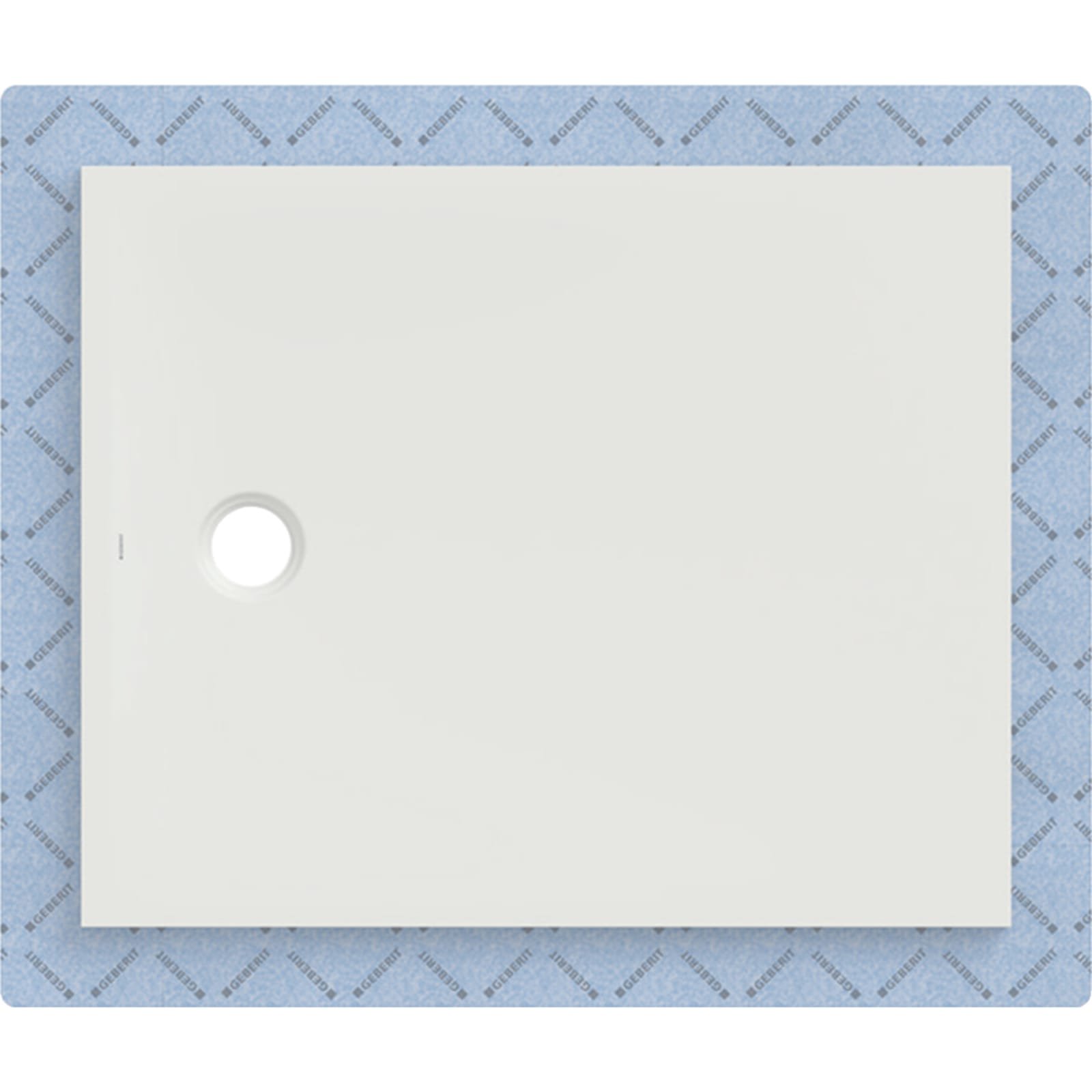 Geberit CleanFloor30 geïntegreerd 110x90cm met afdichtingsvlies Wit