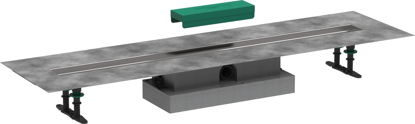 Hansgrohe uBox universal compl.set vlakke installatie - 1000 te betegelen