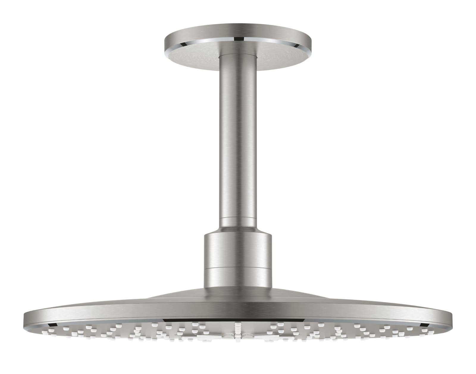 Grohe Rainshower SmartActive, Hoofddoucheset, Duo, rond, plafond, 310mm douchekop, 2x straalsoort, 142mm arm, supersteel