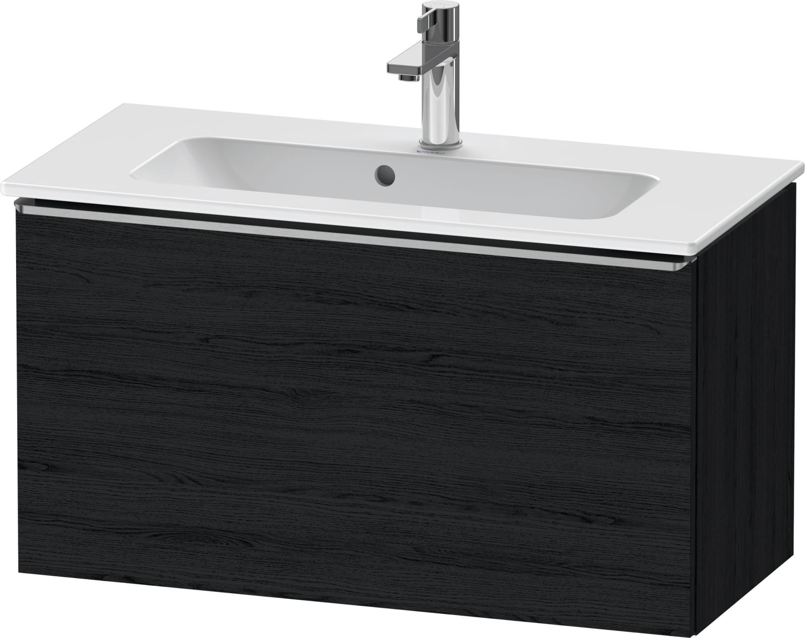 DURAVIT D-Neo Wastafelonderbouw hangend Eiken zwart Mat (1200897208)