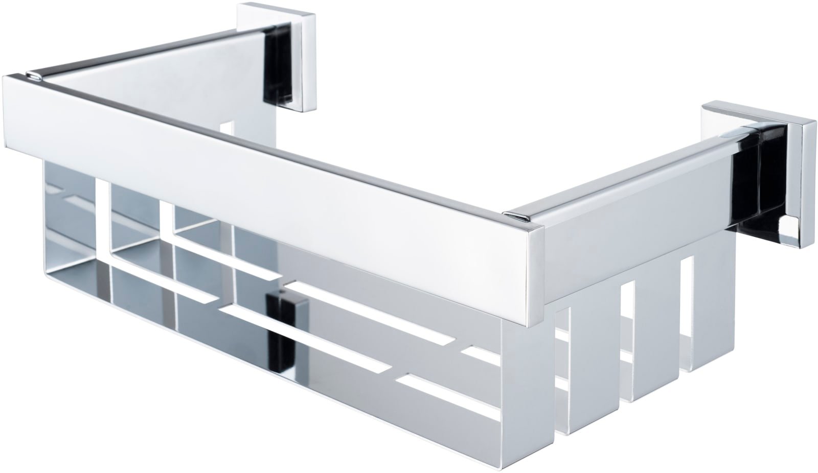 Aqualux Pro5000 fles- en sponshouder, hxbxd 109x328x170mm, kleur chroom