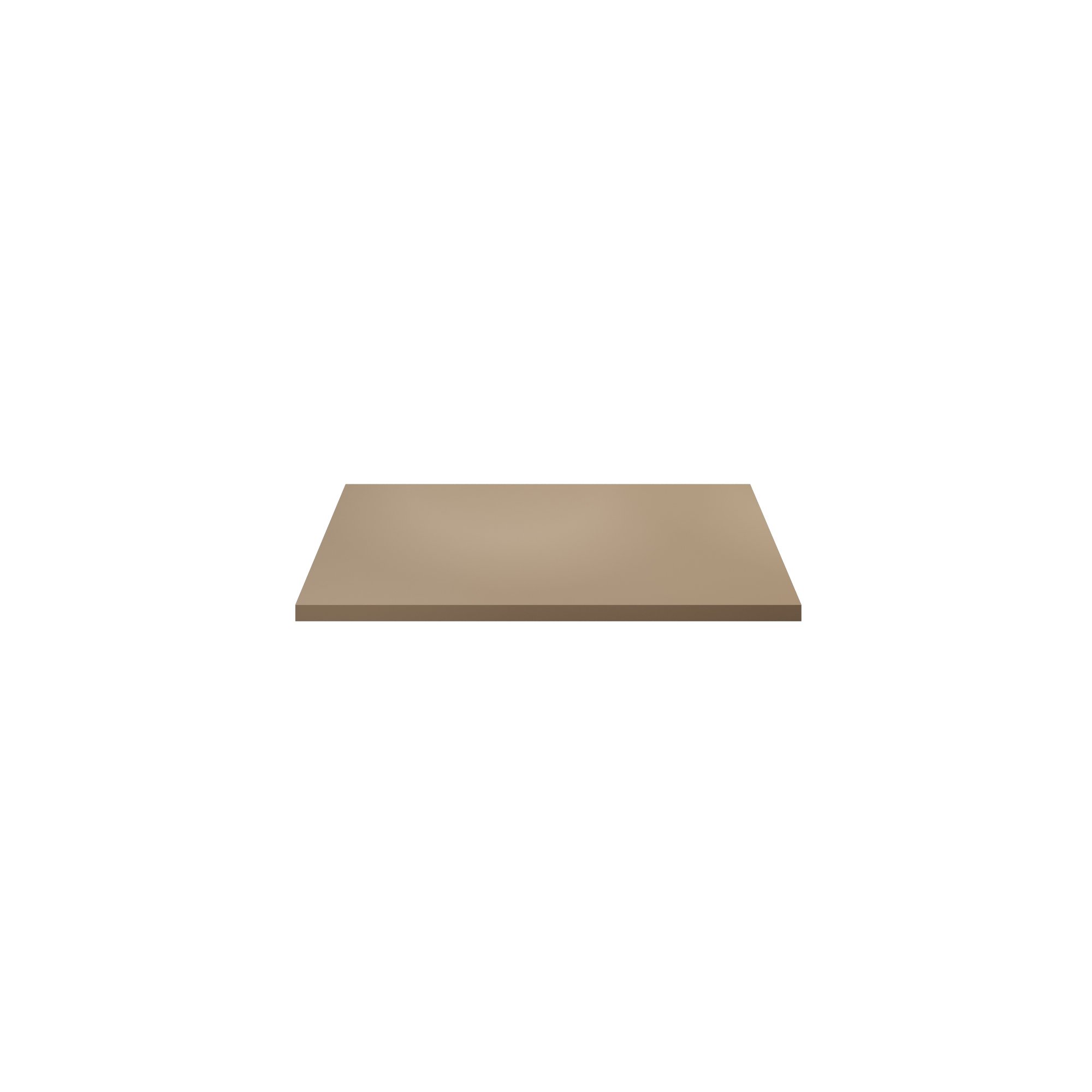 ALONI WASTAFELBLAD - ZONDER KRAAN- EN AFVOERGAT - MDF - 76,4X2,5X45,5 CM - ZAND