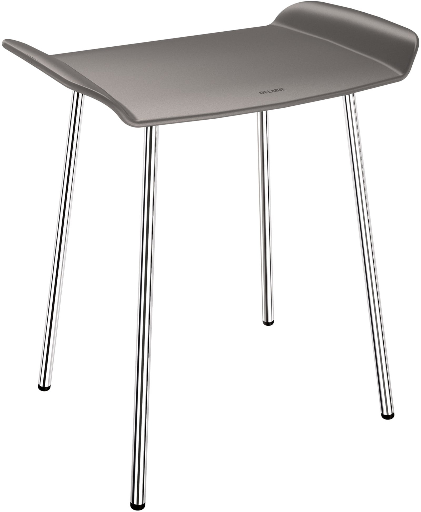 Be-Line® douchekruk antraciet grijze zitting