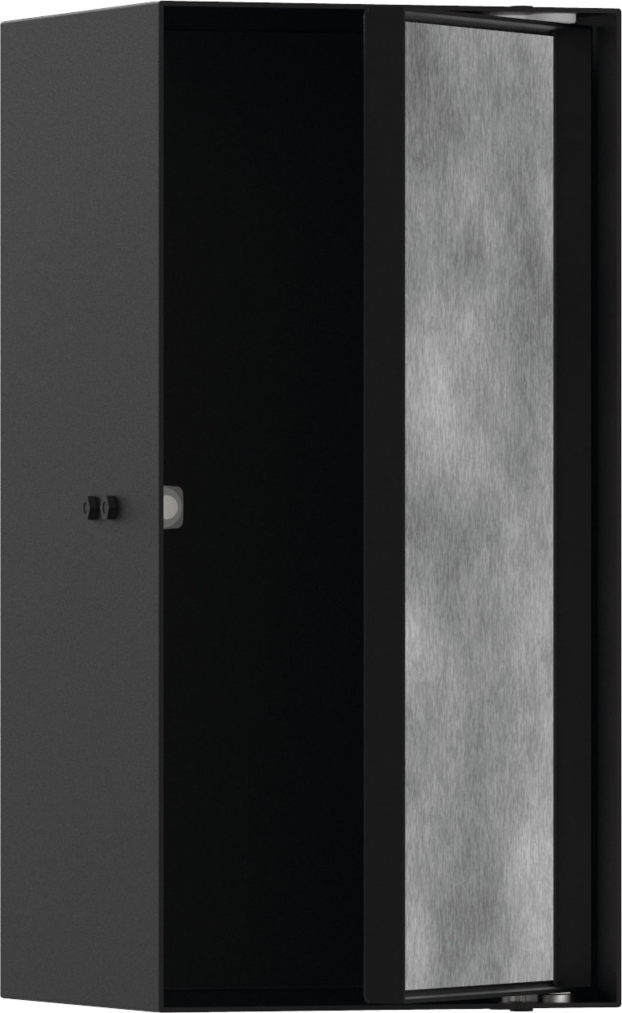 Hansgrohe XtraStoris Rock wandbox betegelbare deur 300/150/140 mat zwart