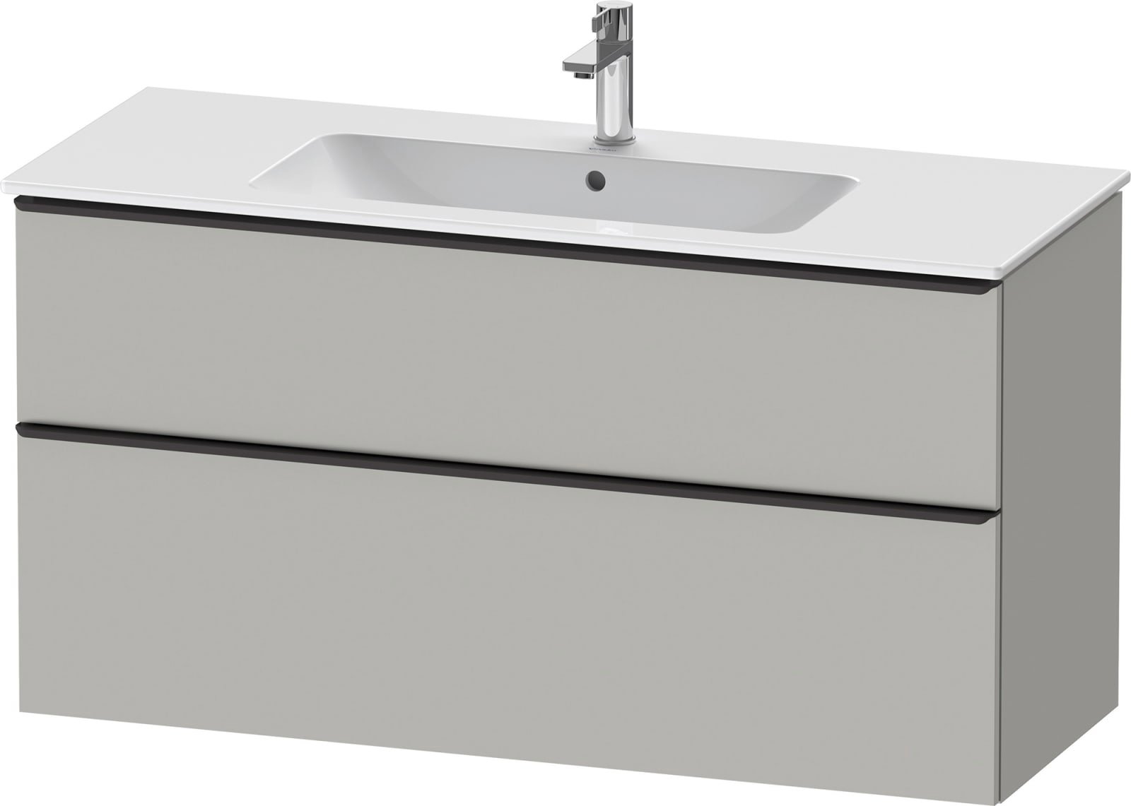 D-Neo Wastafelonderbouw hangend Betongrijs Mat (1200894002)