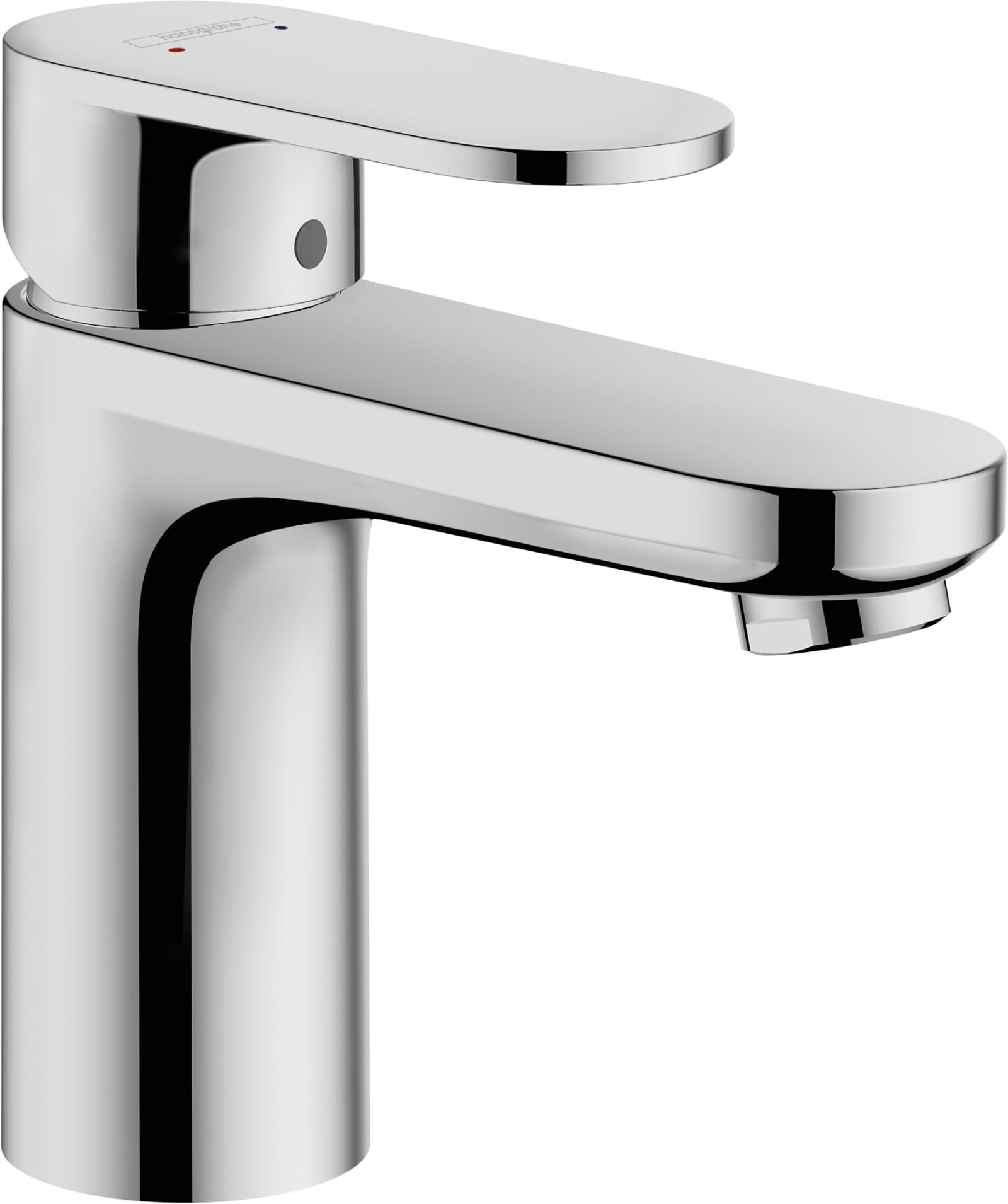Hansgrohe Vernis Blend wastafelmengkraan 100 'brass' met pop-up afvoer met trekstang, chroom (1200535523)