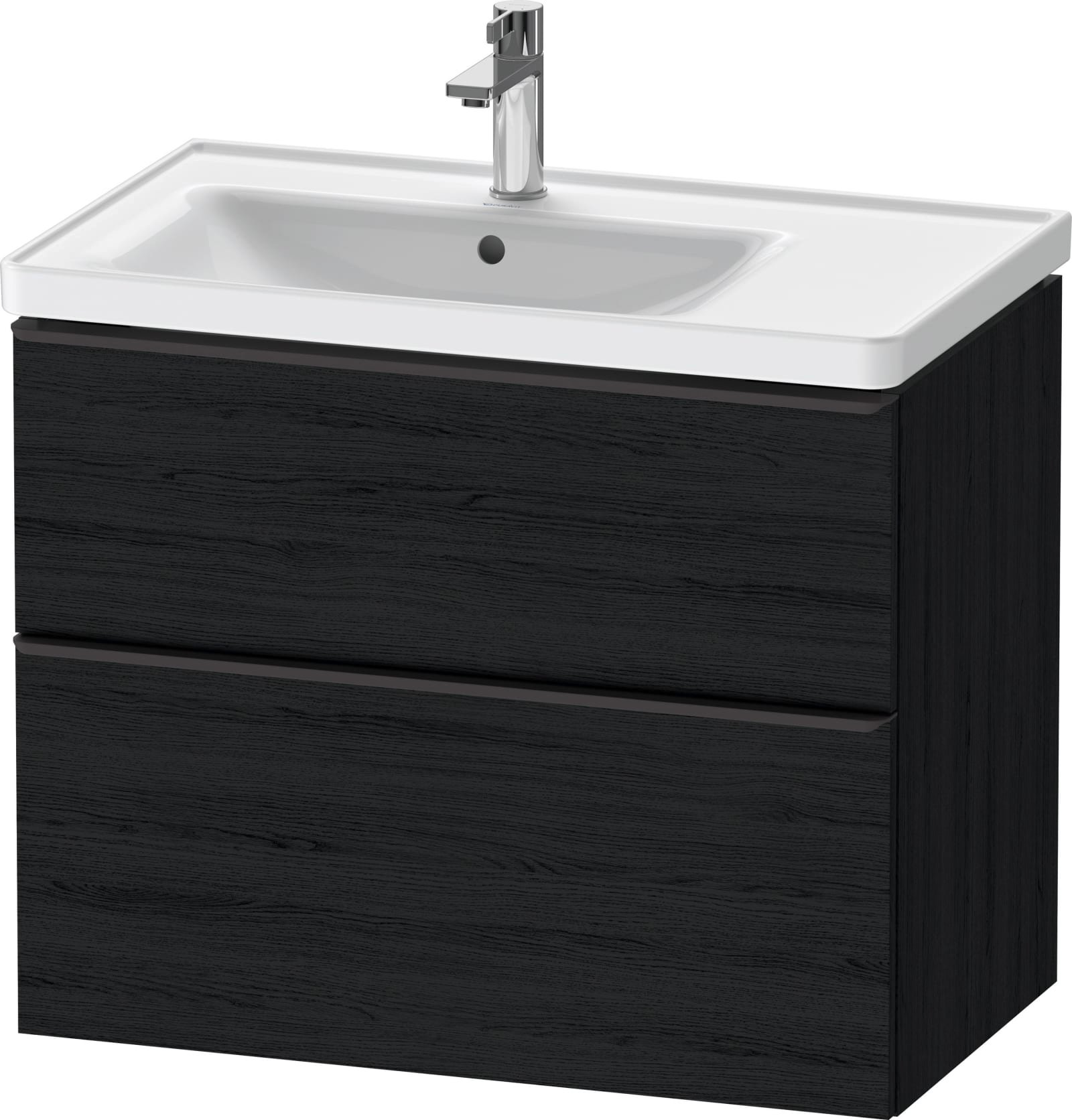 DURAVIT D-Neo Wastafelonderbouw hangend Eiken zwart Mat (1200895319)