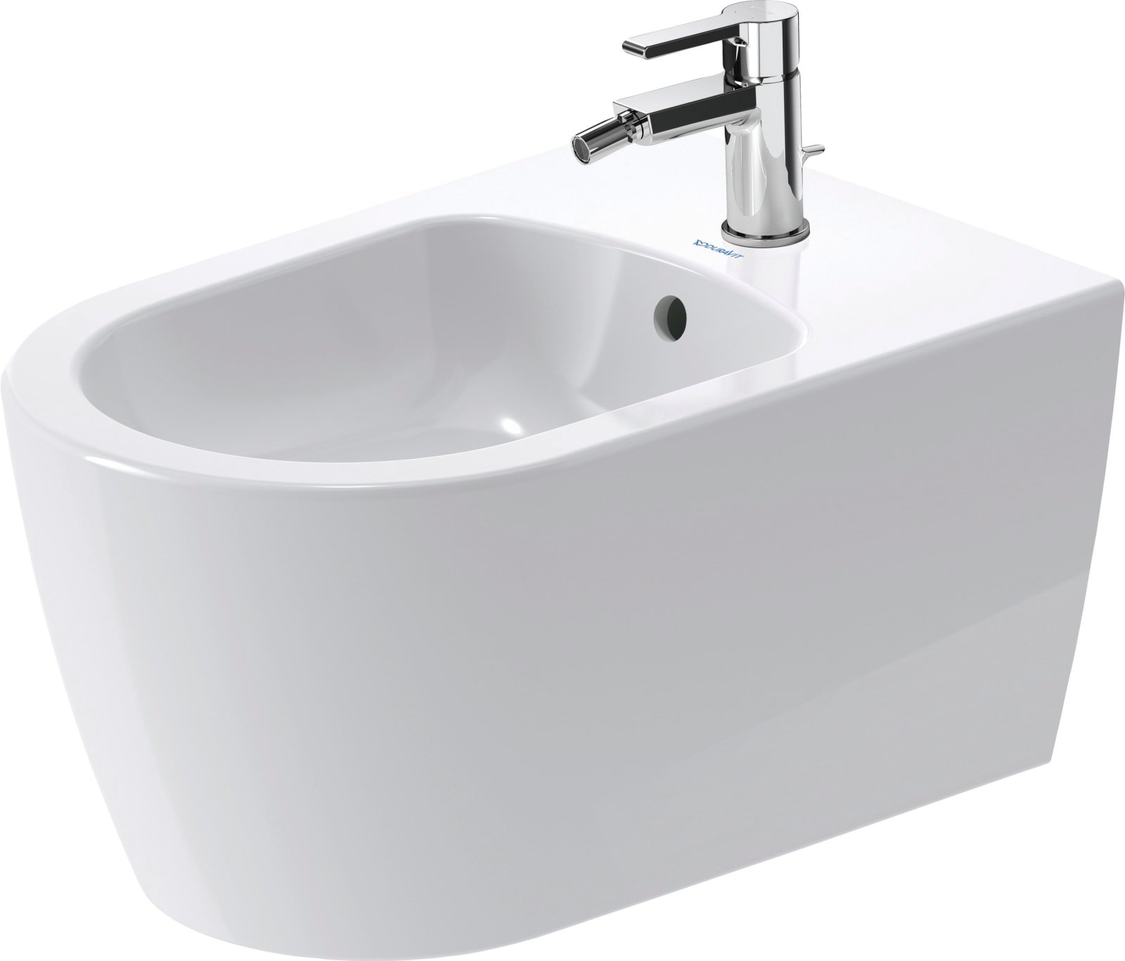 ME by Starck Wandbidet Wit Zijdemat 570 mm