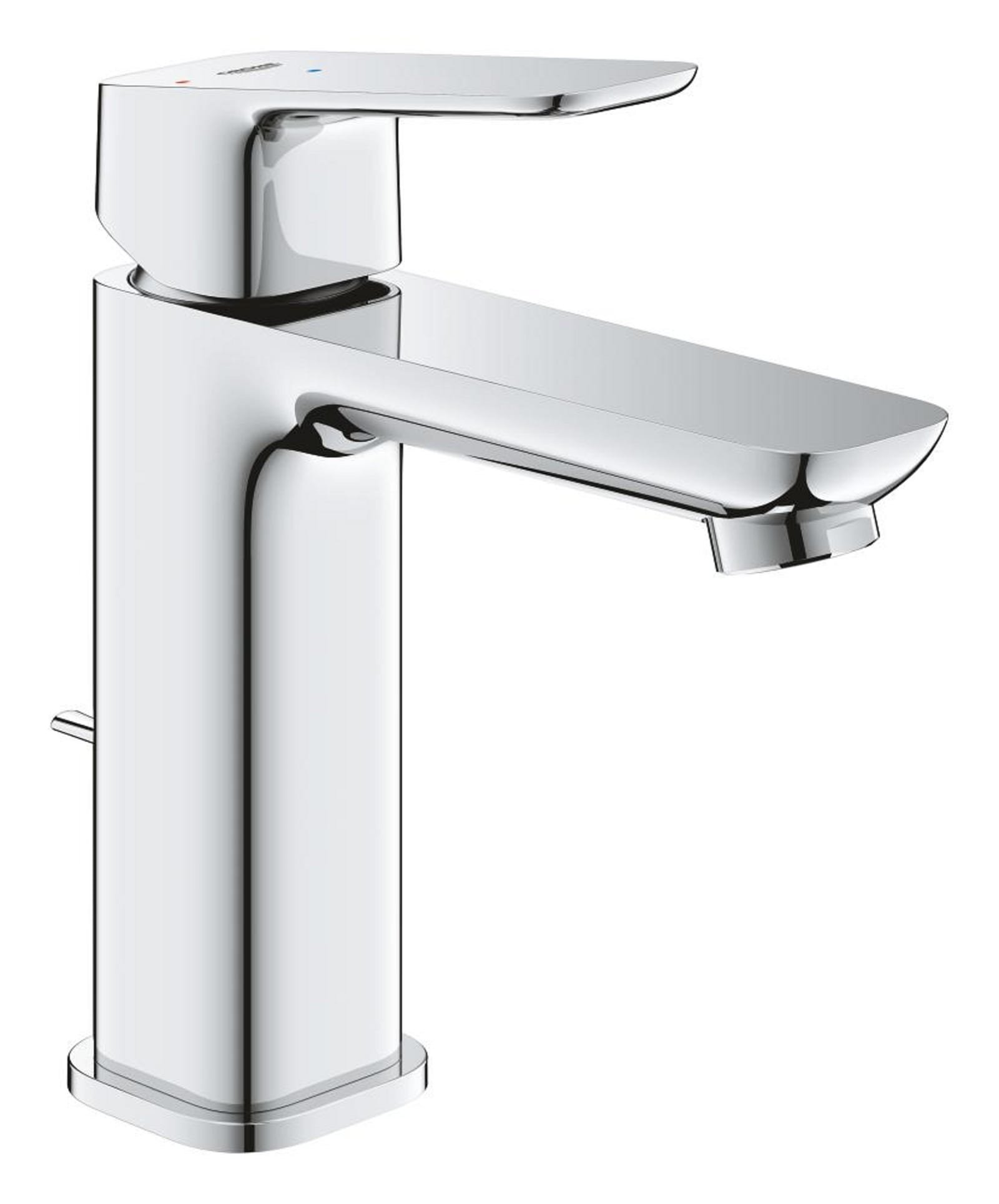 Grohe Cubeo M-Size Wastafelmengkraan Es M/Waste, chroom