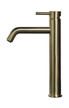 Blue Label Brondby XL wastafelkraan high rise cold start, geborsteld goud thumbnail 4