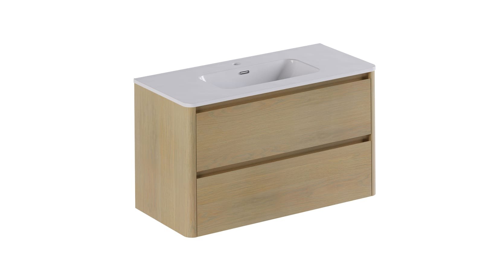 BLUE LIV ONDERBW+WSTAFEL RND 101CM L.OAK