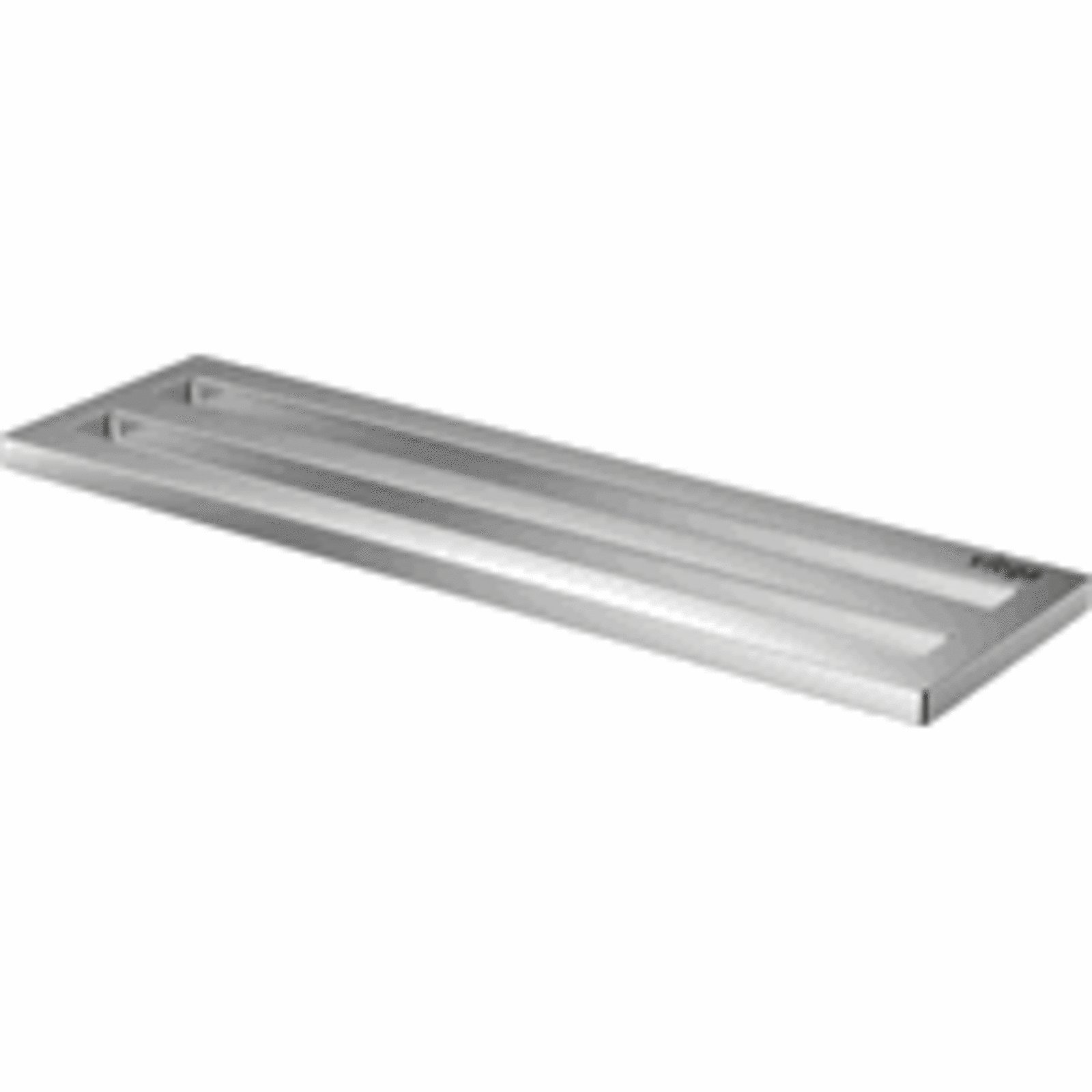 Viega Advantix Cleviva douchegoot-inzetelement Visign C2 dubbele inlaatopening 130x38 RVS geborsteld