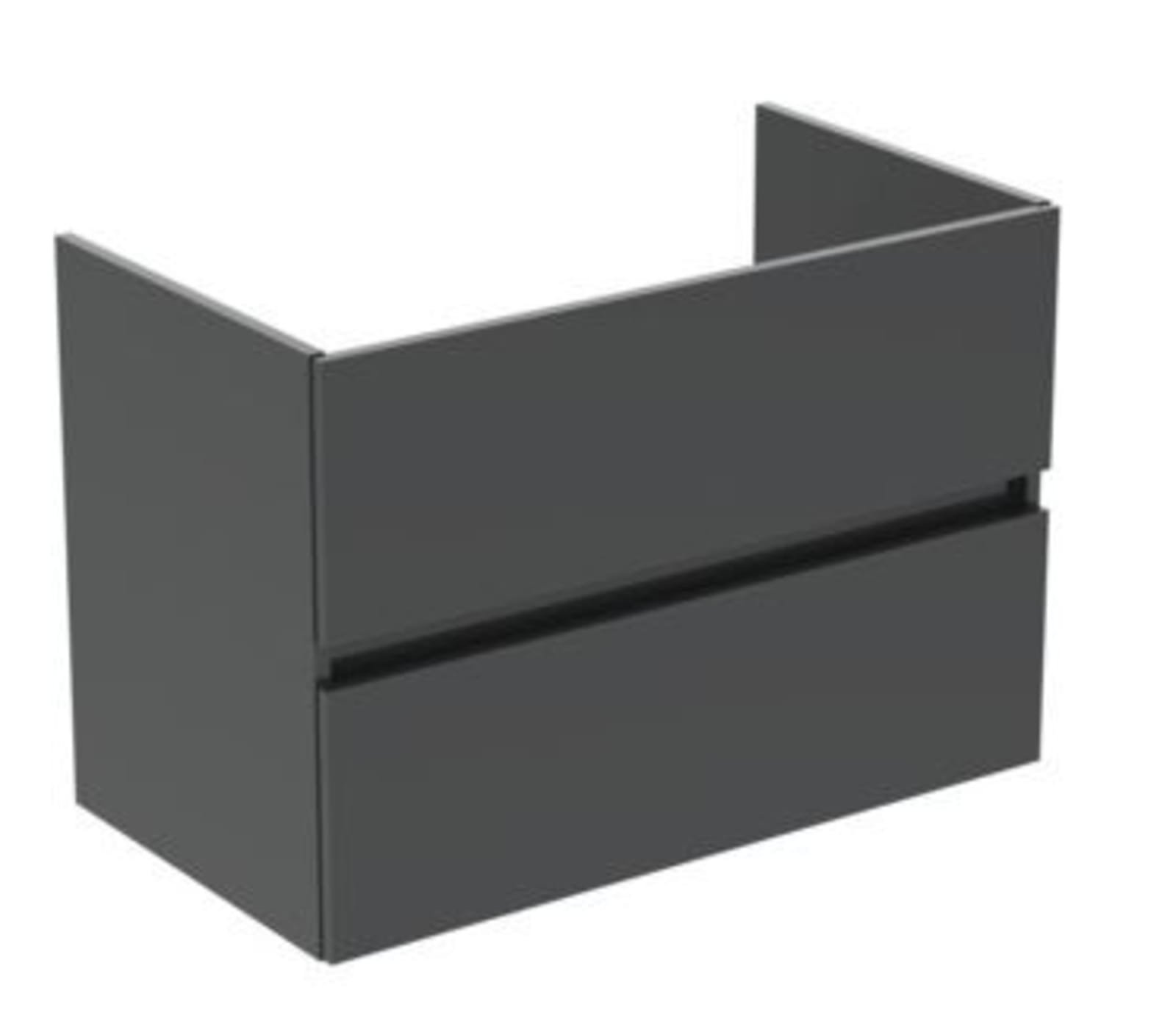 TIEMPO WASTAFELMEUBEL 800X440X550MM MET 2 LADEN SC GREEPLOOS GRIJS