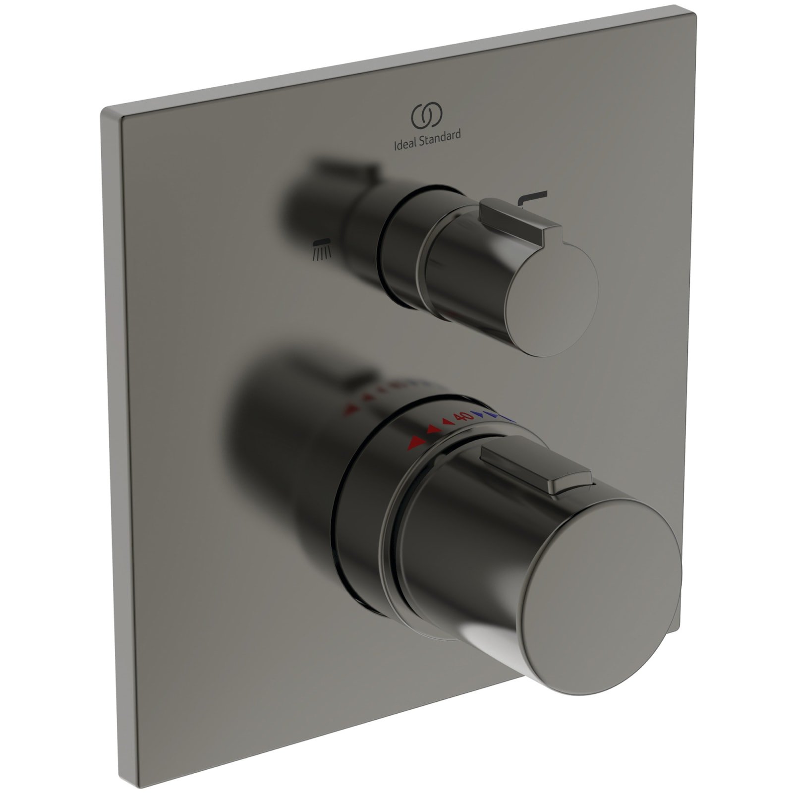 CERATHERM C100 | BAD/DOUCHEMENGKRAAN (OPBOUWD) 163X83X163 MM MAGN GREY