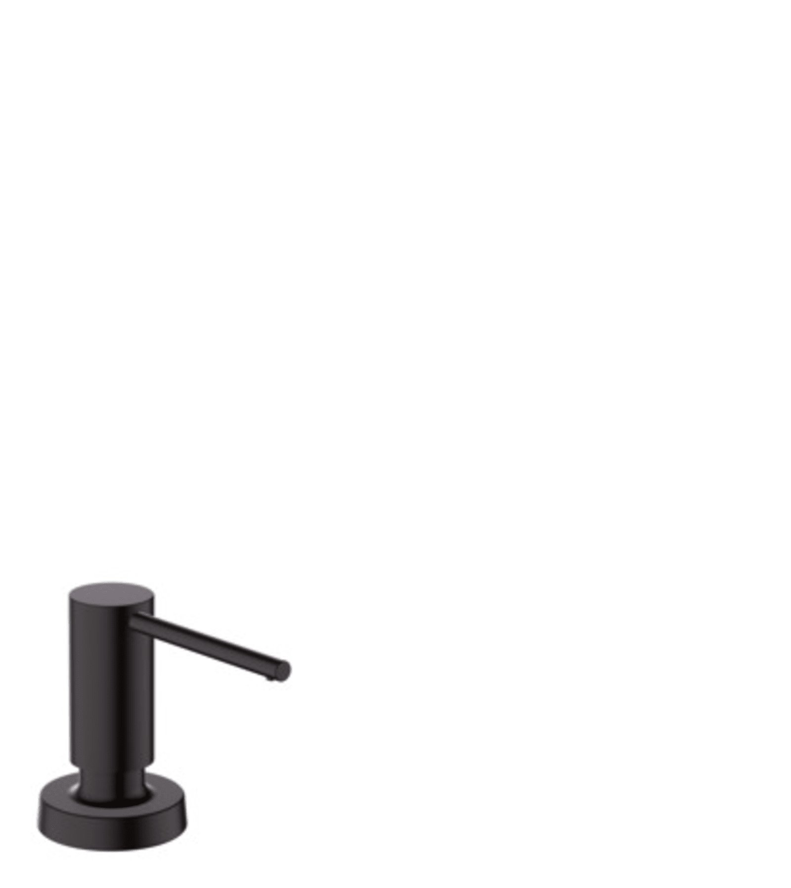 Hansgrohe A51 lotiondispenser mat zwart