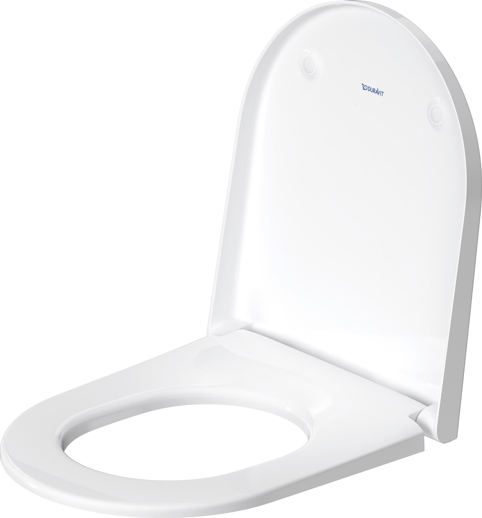 Duravit D-Neo wc-zitting, scharnieren r.v.s. (inox), met zachtsluitend mechanisme 0021690000