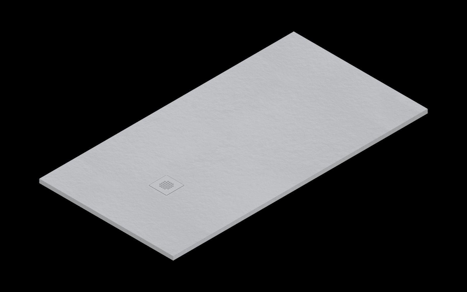Catalano H3 Solid surface DOUCHEBAK 190X100 Satin Cemento