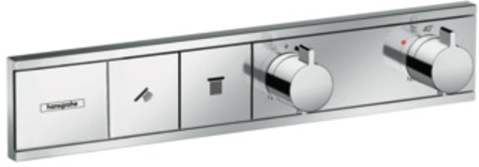 Hansgrohe, Douchethermostaat afbouwdeel, Rainselect, 2 functies, chroom