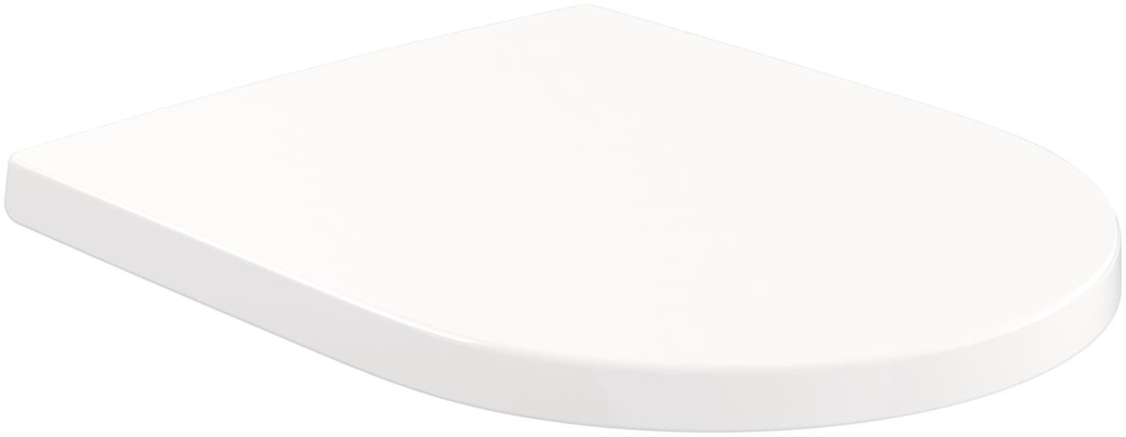 Villeroy&Boch Subway 3.0 closetzitting ovaal, met QuickRelease en SoftClosing scharnieren, rvs scharnieren. Stone white C+