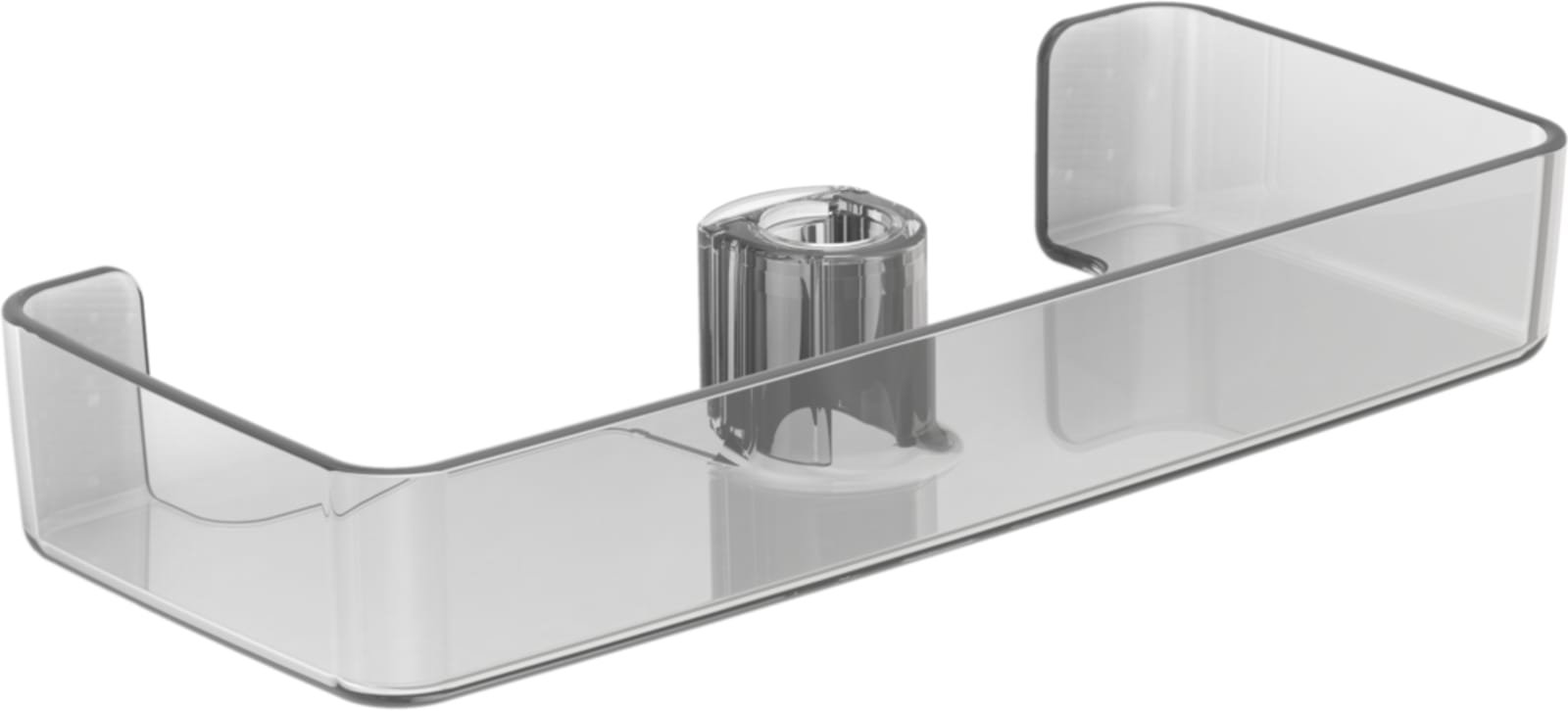 HansaMedipro zeepschaal transparant, geschikt voor glijstangdiameter 0-18mm