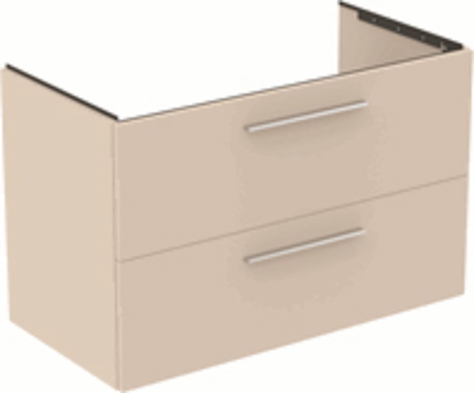 i.life b wastafelmeubel 1000x505x630mm met 2 laden mat zand beige
