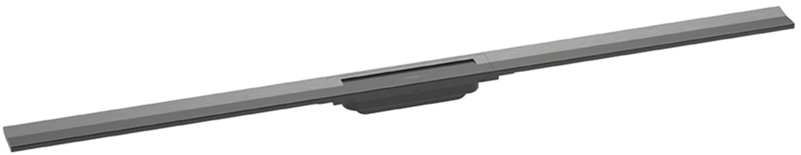Hansgrohe RainDrain Flex rechte douchegoot 1200 inkortbaar Brushed Black Chrome