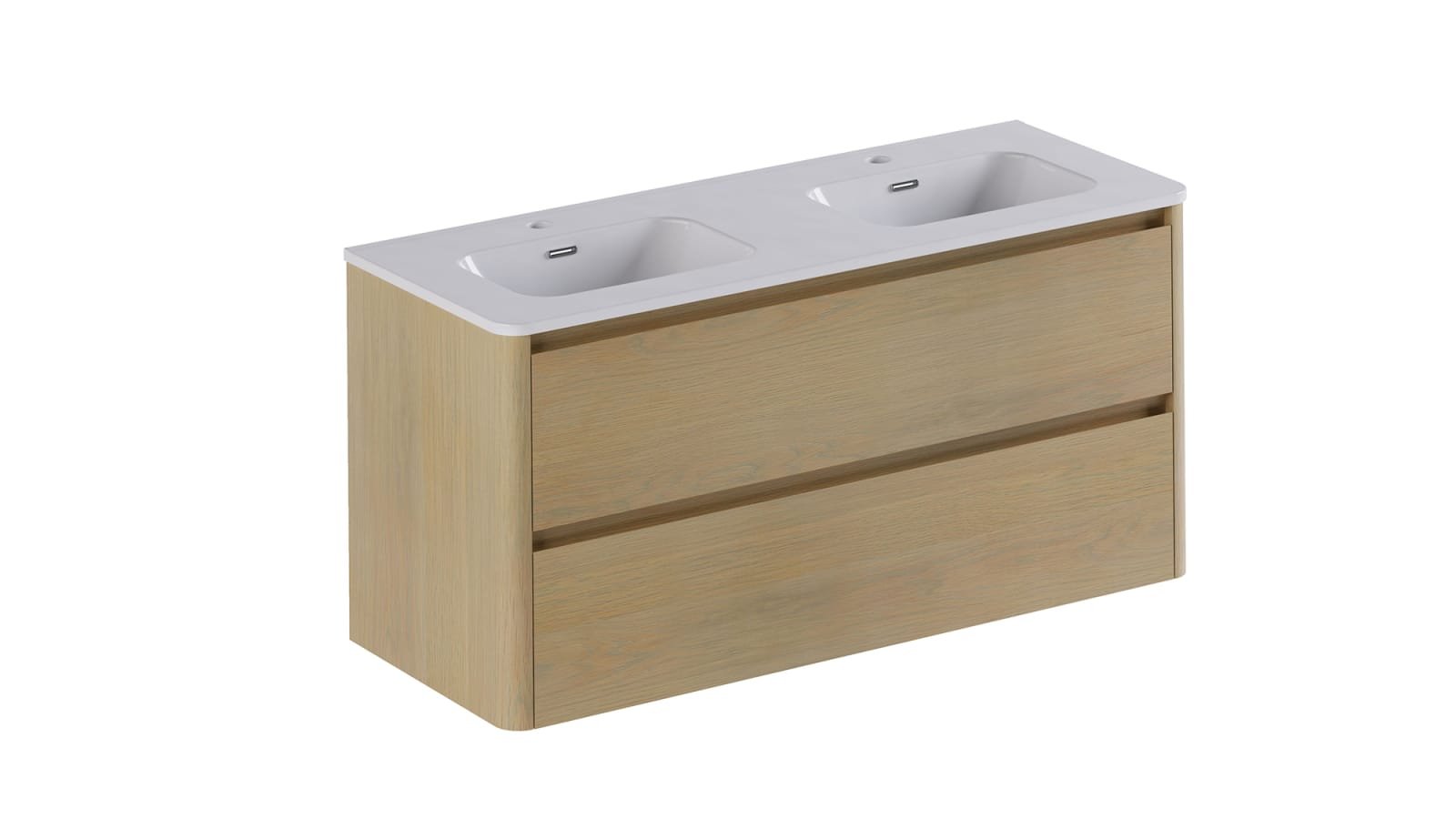 BLUE LIV ONDERBW+WSTAFEL RND 121CM L.OAK