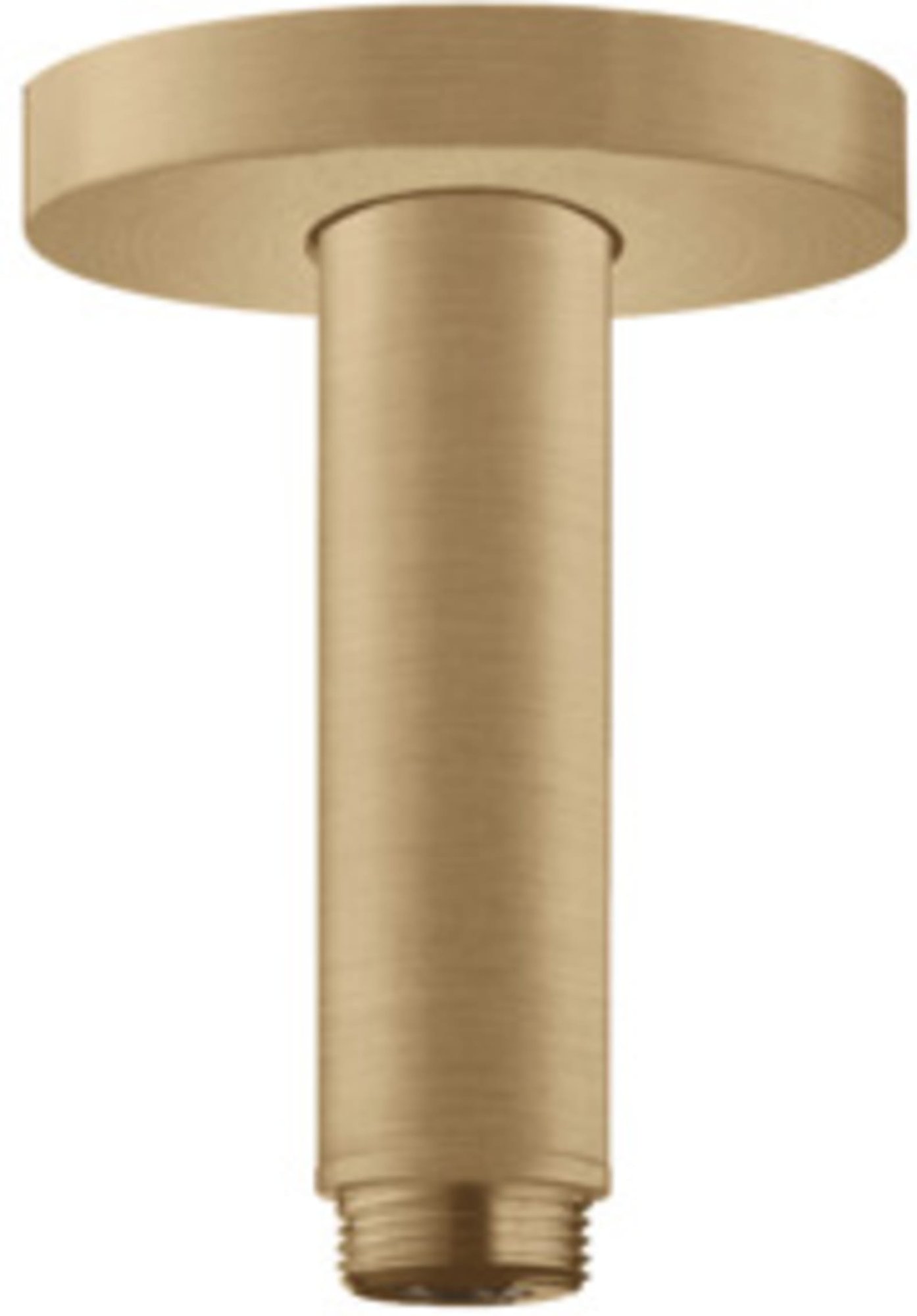 Hansgrohe, Plafondaansluiting 100mm, geborsteld brons
