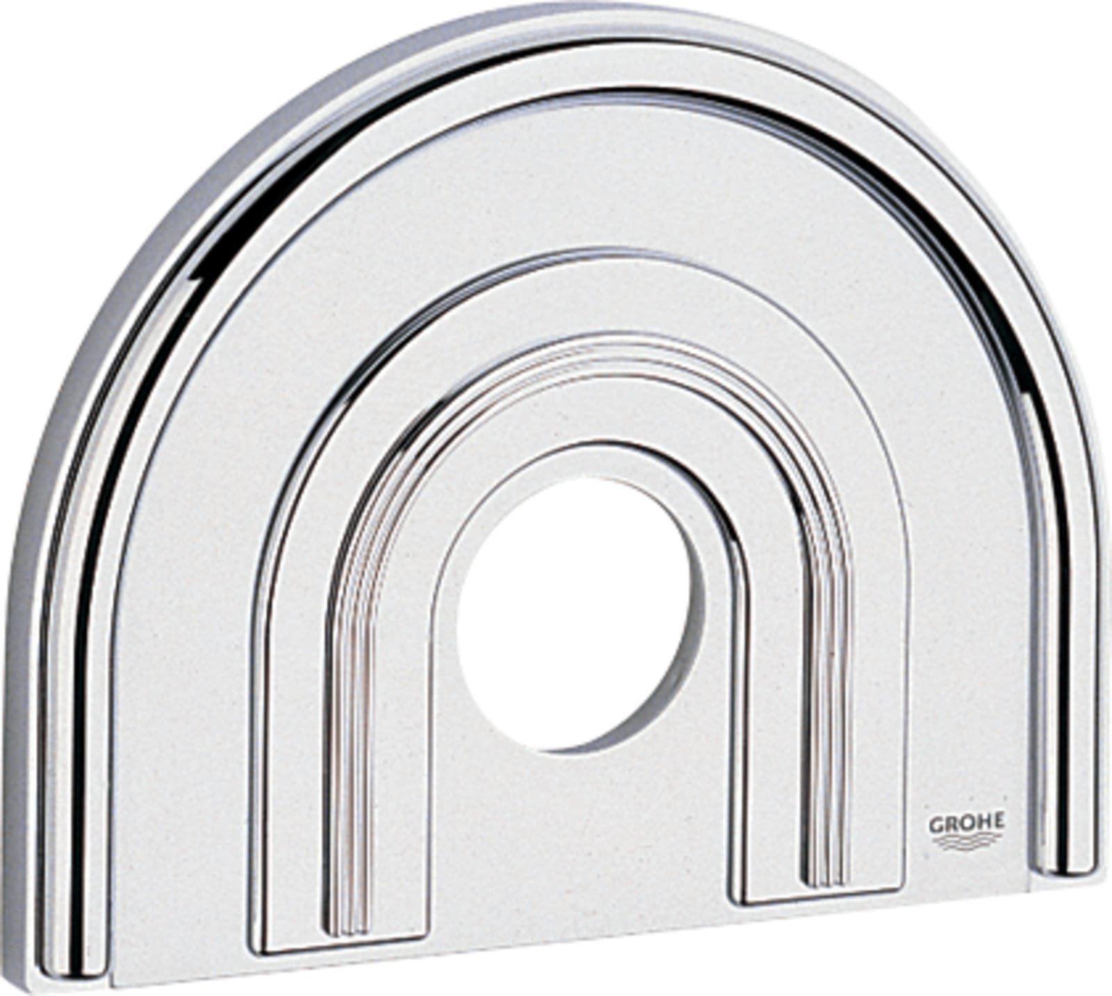 Grohe, kraanrozet, chroom, buitendiameter, klemmend