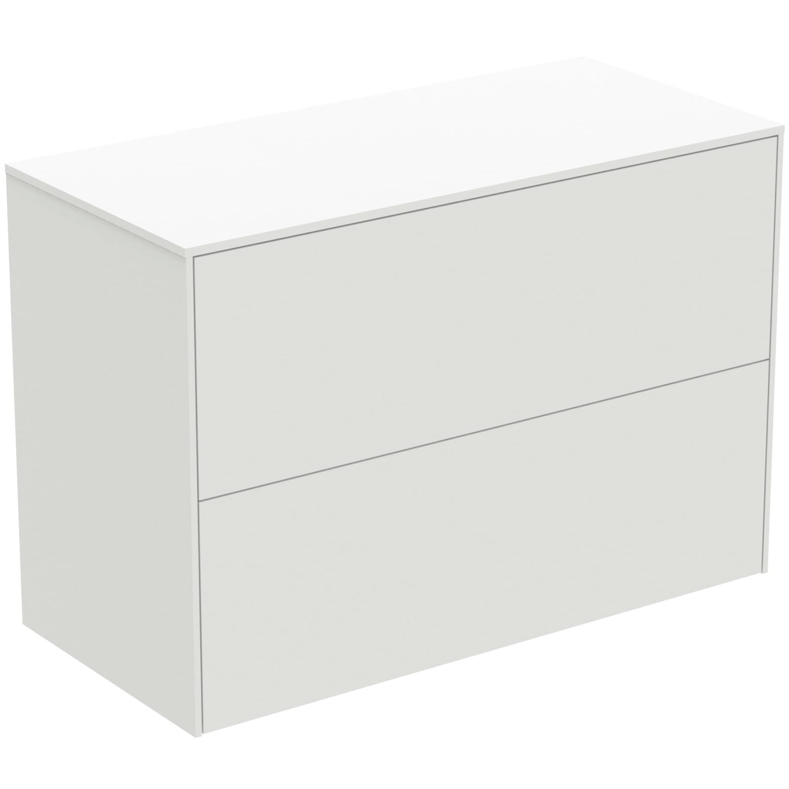 CONCA | WASTAFELMEUBEL 802X373X550 MM MATT WHITE, 2 LADEN