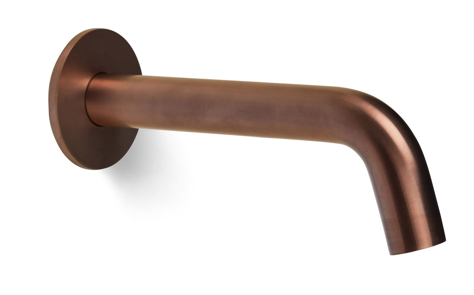 Blue Label Brondby baduitloop 1/2", inkortbaar, lengte 100-180mm, met rozet, geborsteld brons