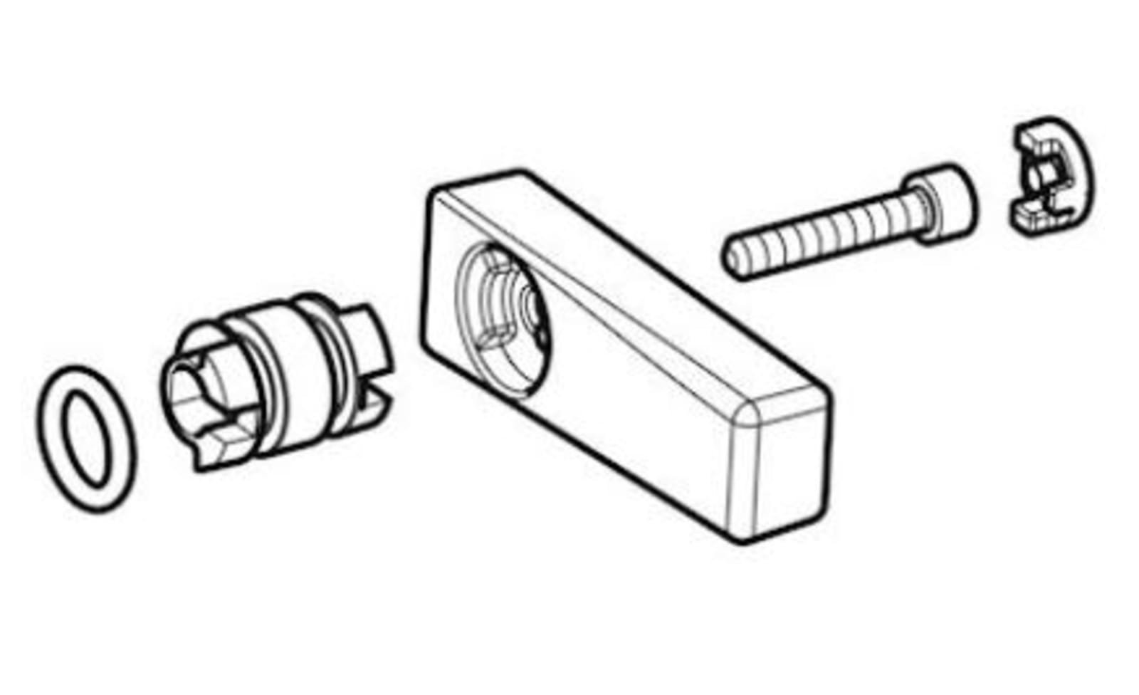 Geberit Greep Mengventiel HyTronic86/186