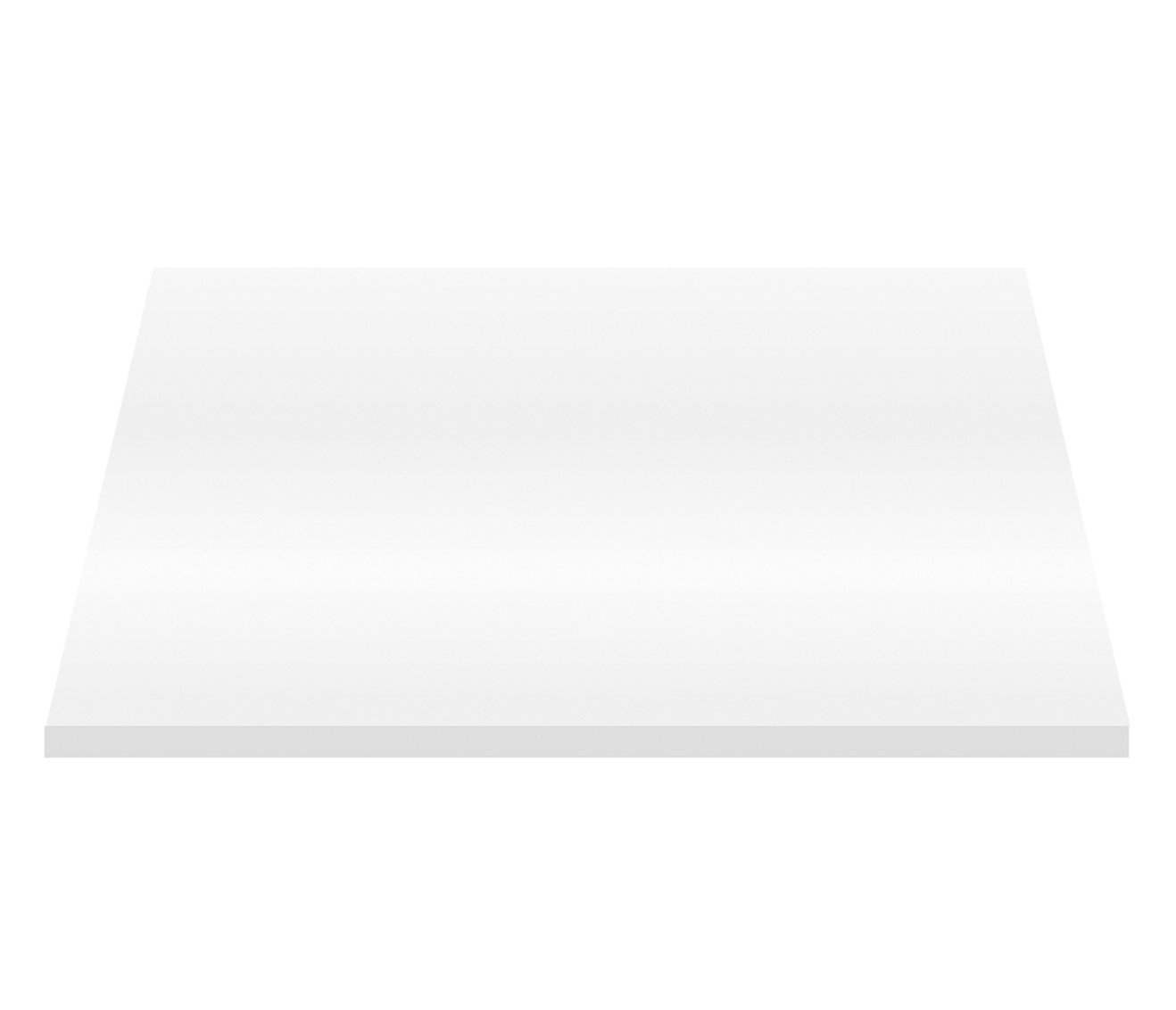 ALONI WASTAFELTABLET MDF (56.4X45.5X2.6 CM) - GLANZEND WIT