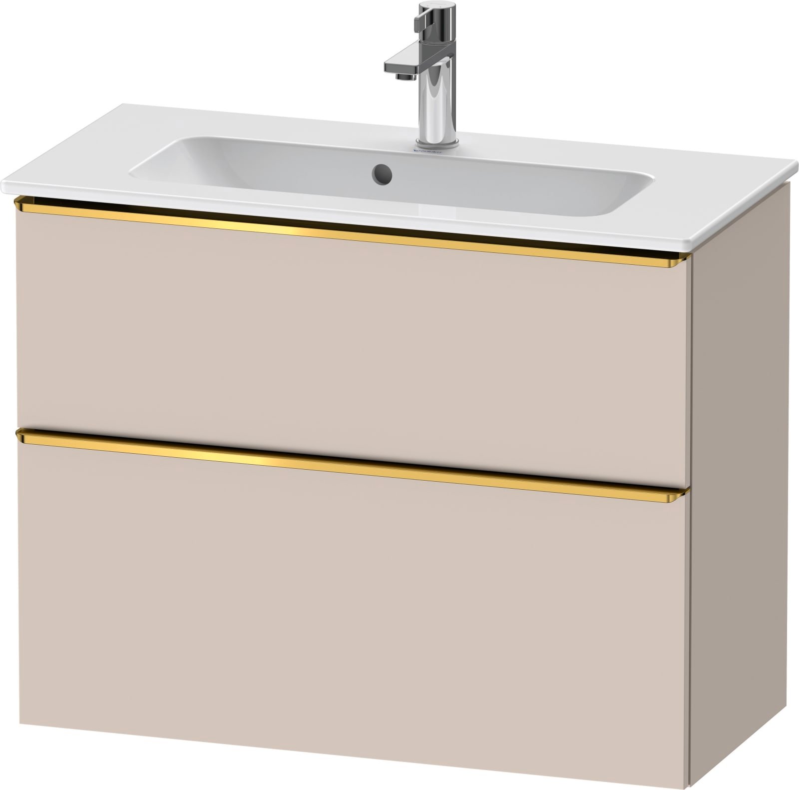 D-Neo Wastafelonderbouw hangend Taupe Mat (1200895522)