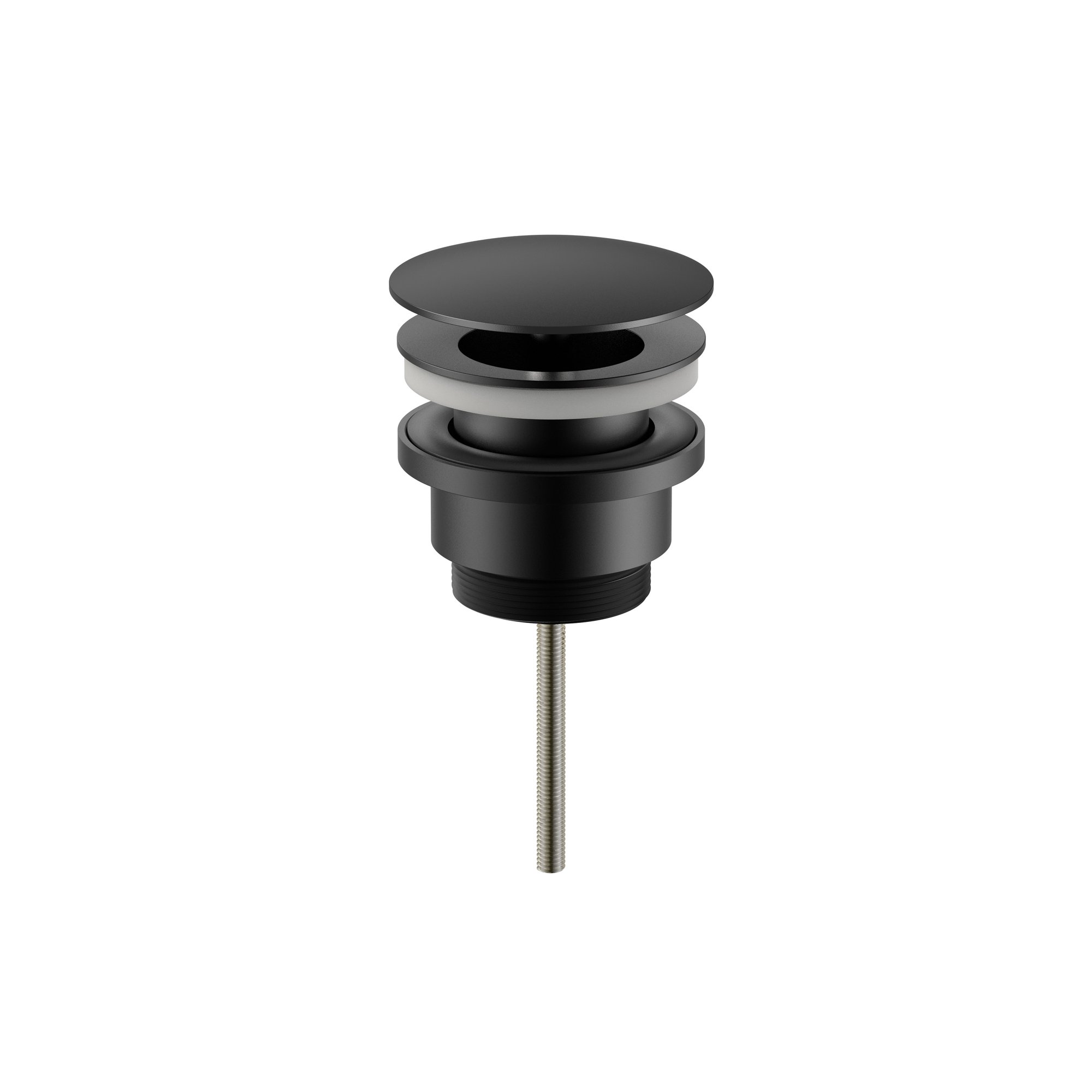 UNIFORMA AFVOERPLUG - ALTIJD OPEN - MAT ZWART (PVD)