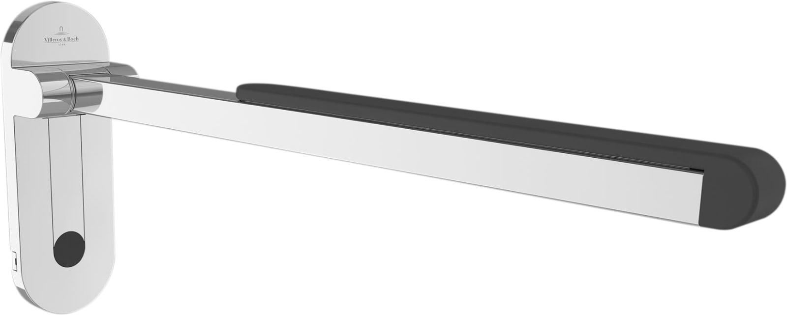 Villeroy & Boch ViCare inklapbare handgreep met soft touch-steun en met easy-click uithangmechanisme 650mm, chroom