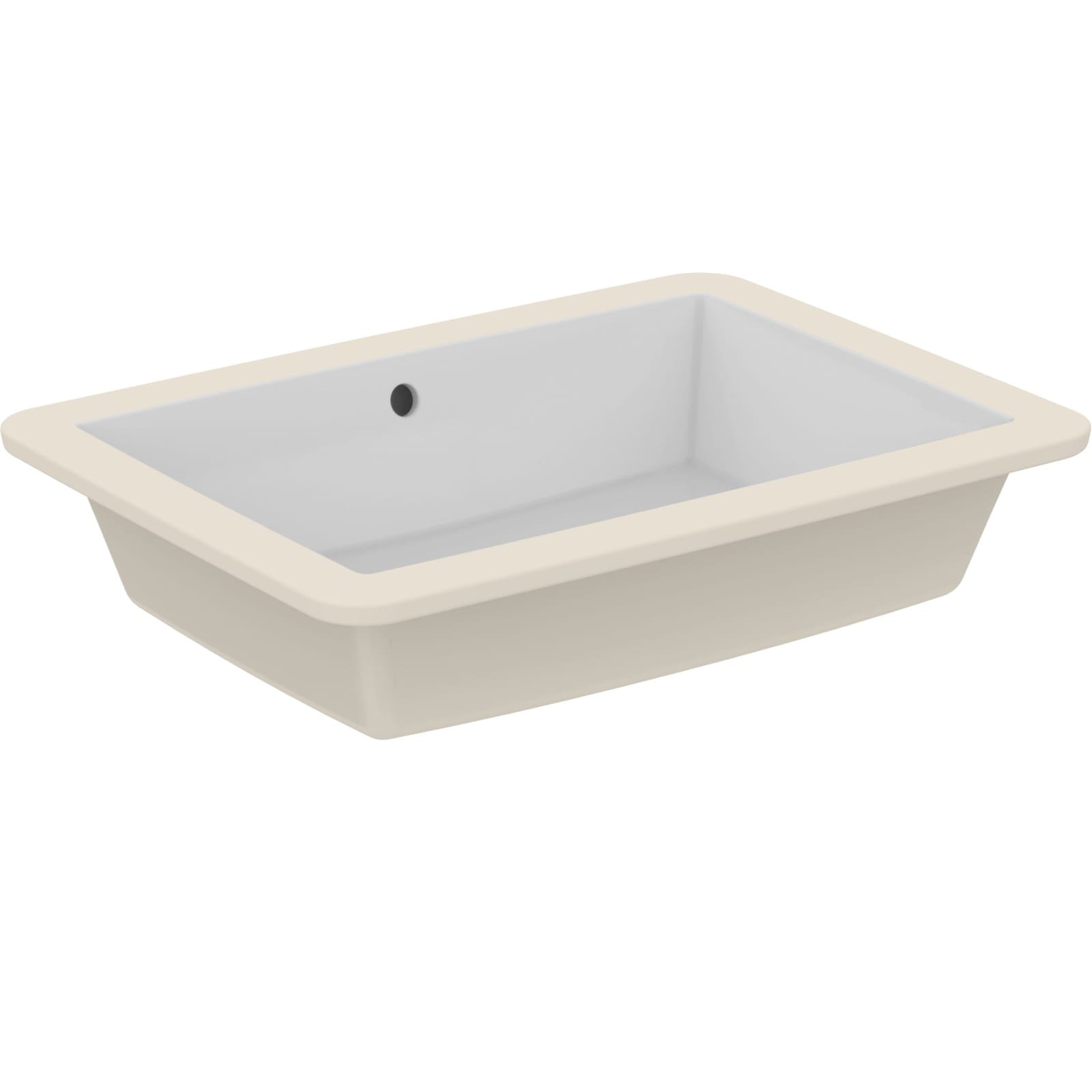 STRADA | ONDERBOUWWASTAFEL 595X435X170 MM GL WIT, ZONDER KG, MET OL