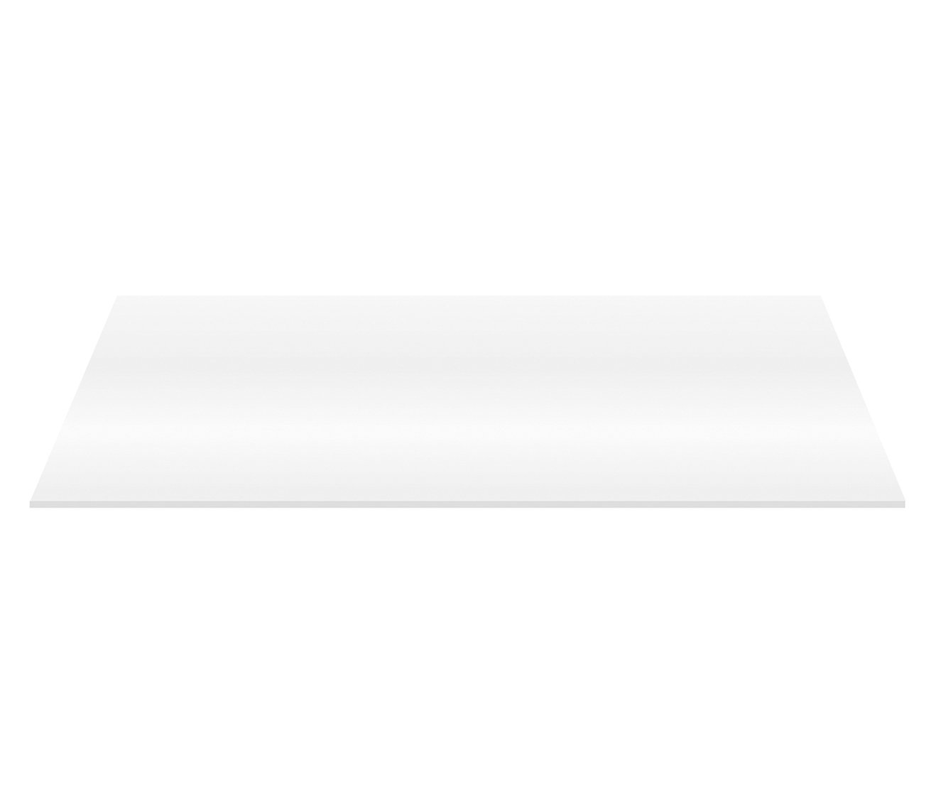 ALONI WASTAFELTABLET MDF (118.4X45.5X2.6 CM) - GLANZEND WIT