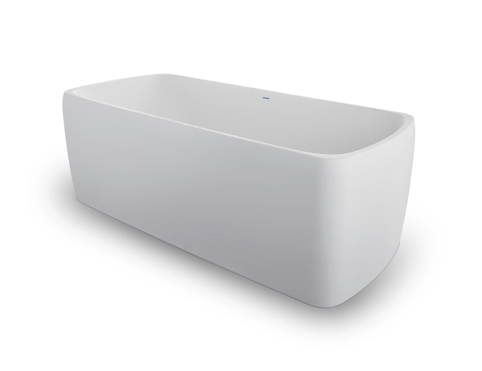 Duravit Qatego Bad  1800x800 mm Wit Mat, vrijstaand, materiaal: Gegoten polymeer, DuroCast Plus, rechthoekig, aantal rugsteunen: 2,