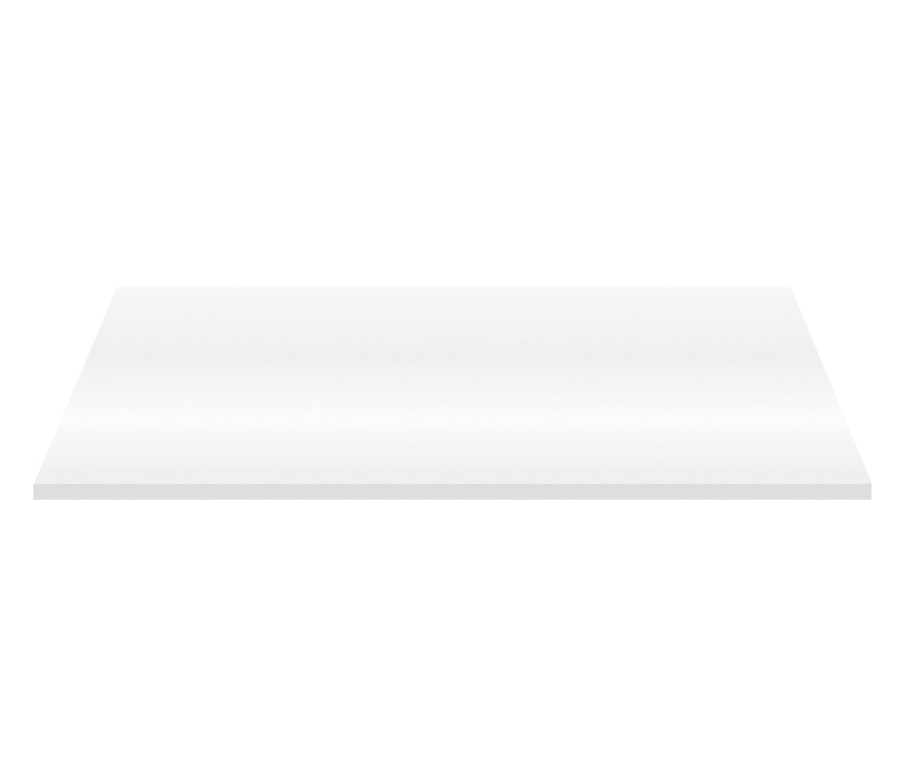 ALONI WASTAFELTABLET MDF (152.4X45.5X2.6 CM) - GLANZEND WIT