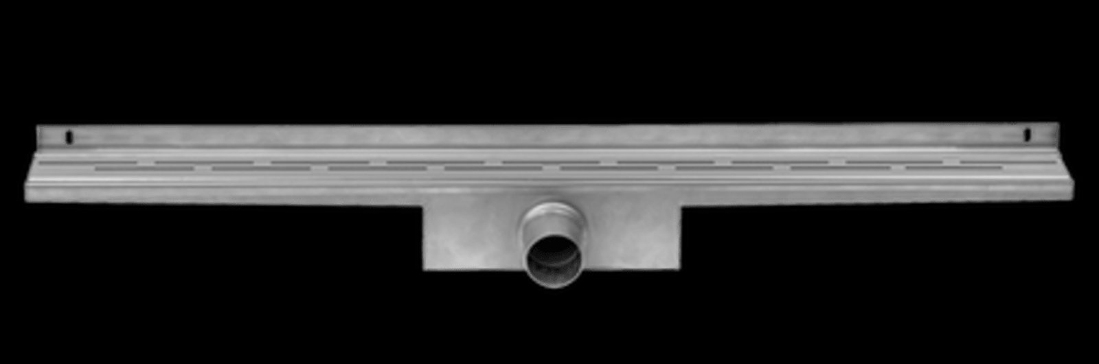 Easy Drain Compact Wall douchegoot, LxB= 1000x60mm, rechthoekig met Wall rooster, schuifeind horizontaal 50mm met sifon