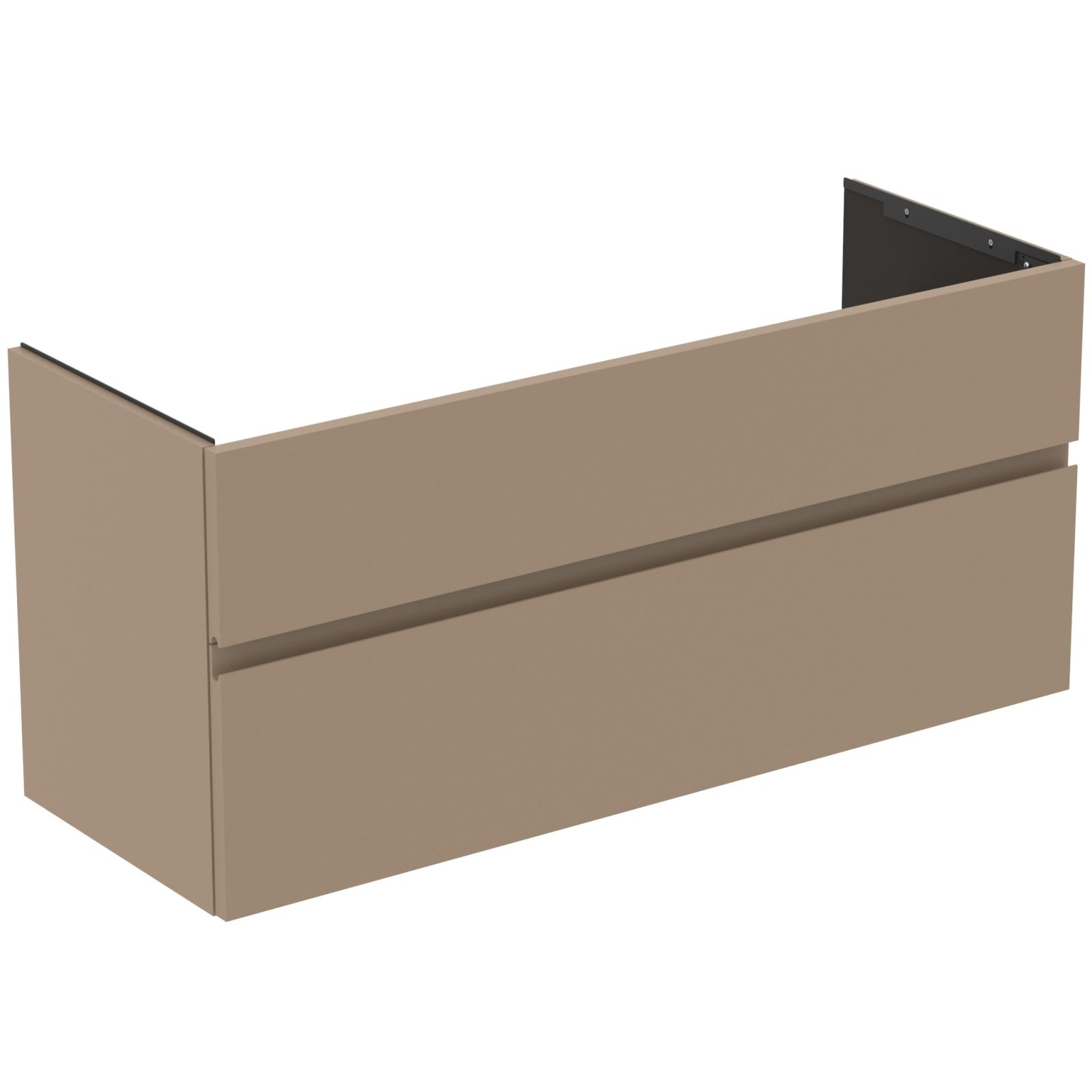 FINESSE | WASTAFELMEUBEL 1200X440X545 MM MAT GREIGE, 2 LADEN