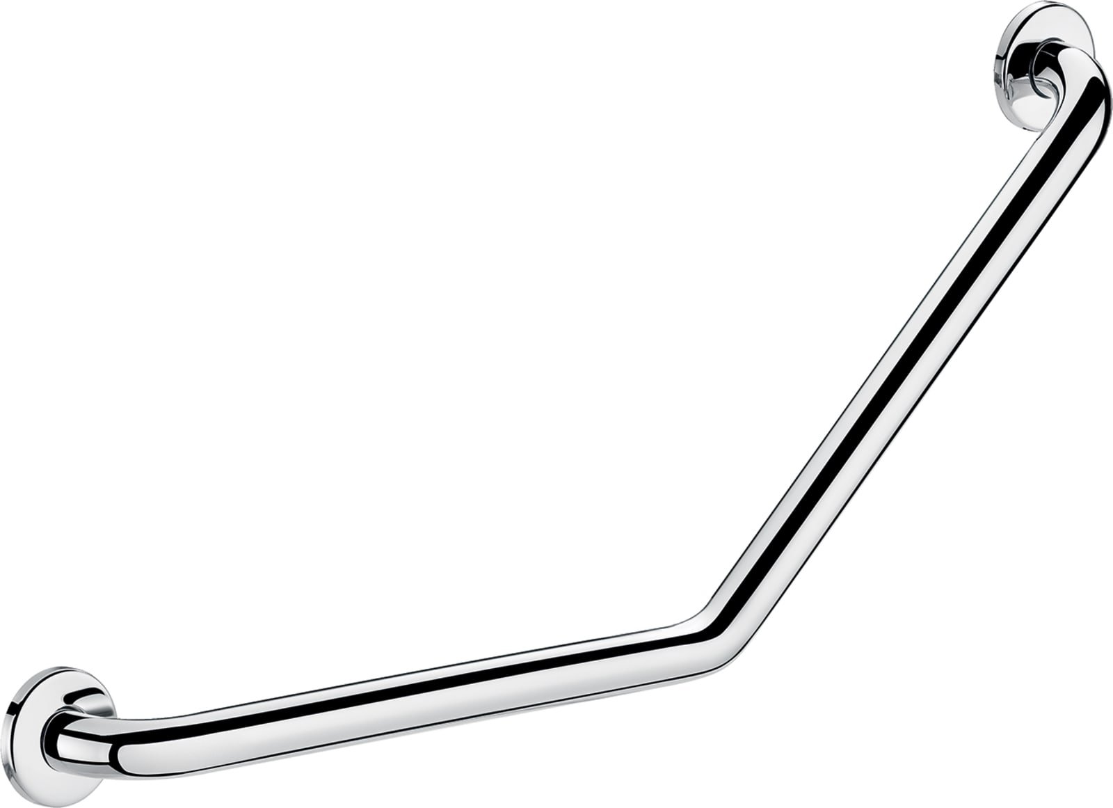Delabie Greep 135¦ Ø25 400x400 2 bev.punten RVS glanzend gepolijst