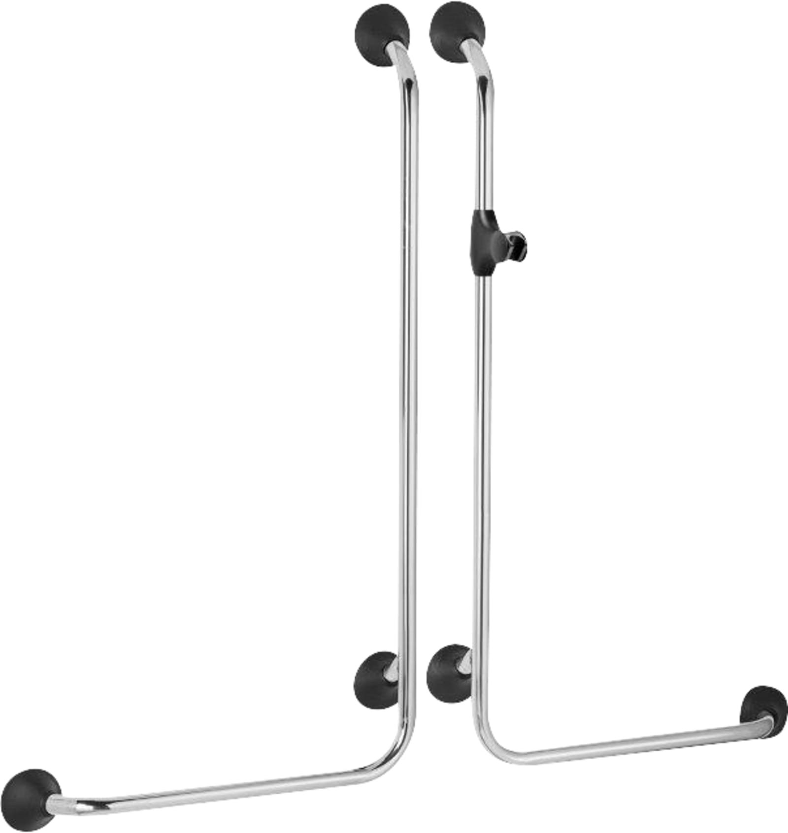 Linido wandbeugel 50x100cm 2611 links RVS gepollijst