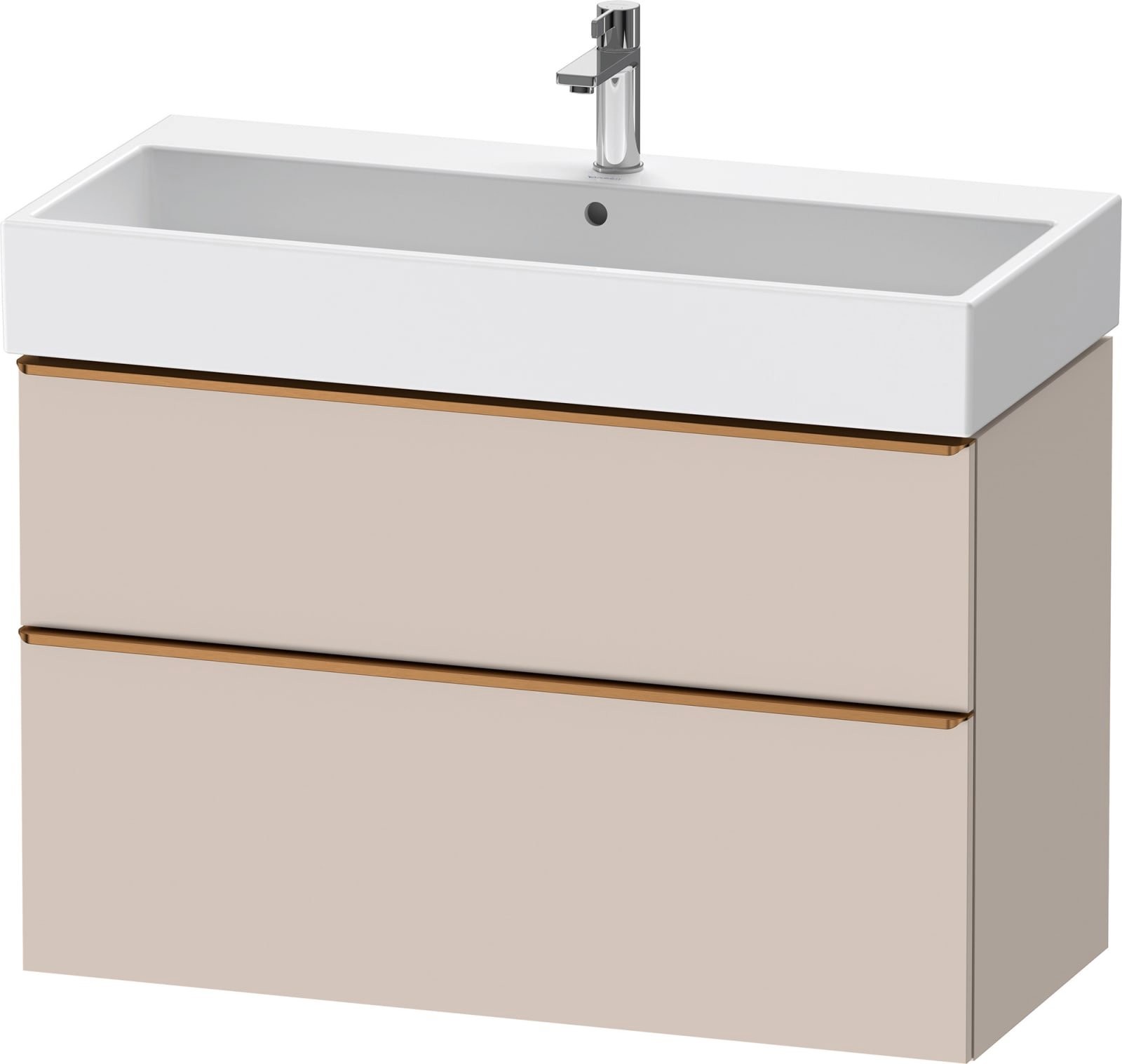 D-Neo Wastafelonderbouw hangend Taupe Mat (1200896687)