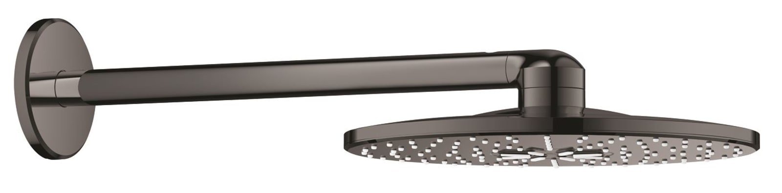 Grohe Rainshower SmartActive, Hoofddoucheset, Duo, rond, 310mm douchekop, 2x straalsoort, 430mm arm, hard graphite