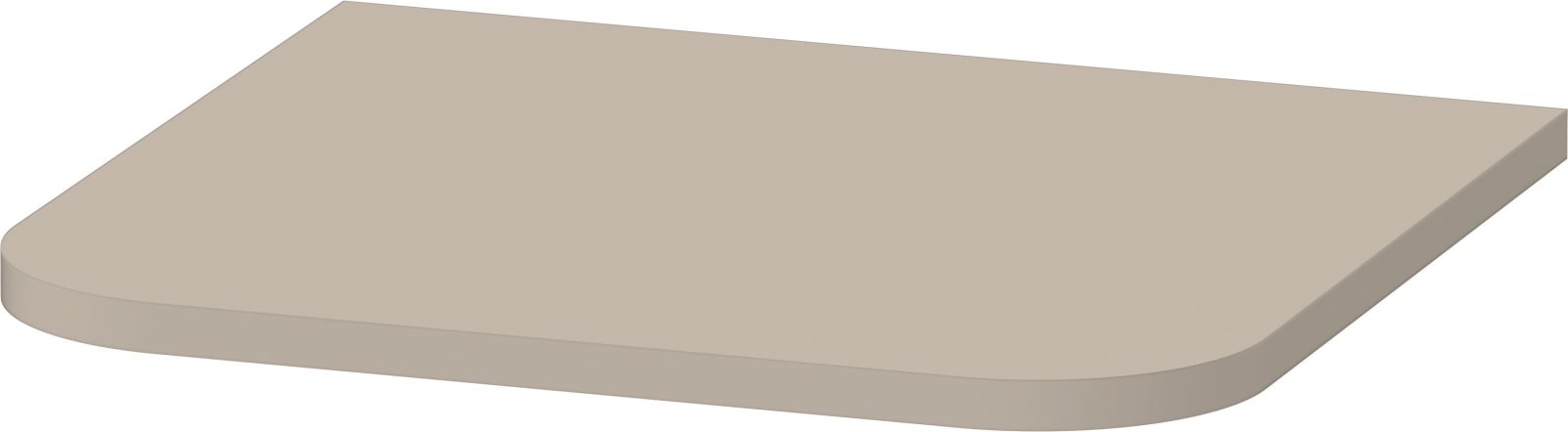 Duravit Happy D.2 Afdekplaat Taupe Zijdemat – HP030006060